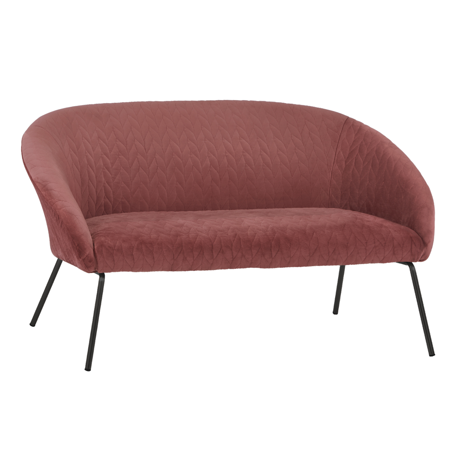 ΚΑΝΑΠΕΣ 2ΘΕΣΙΟΣ JOYCE ΒΕΛΟΥΔΟ ΣΑΠΙΟ ΜΗΛΟ ΚΑΙ ΜΕΤΑΛΛΙΚΑ ΠΟΔΙΑ 142X80X75 HM8548.02 1