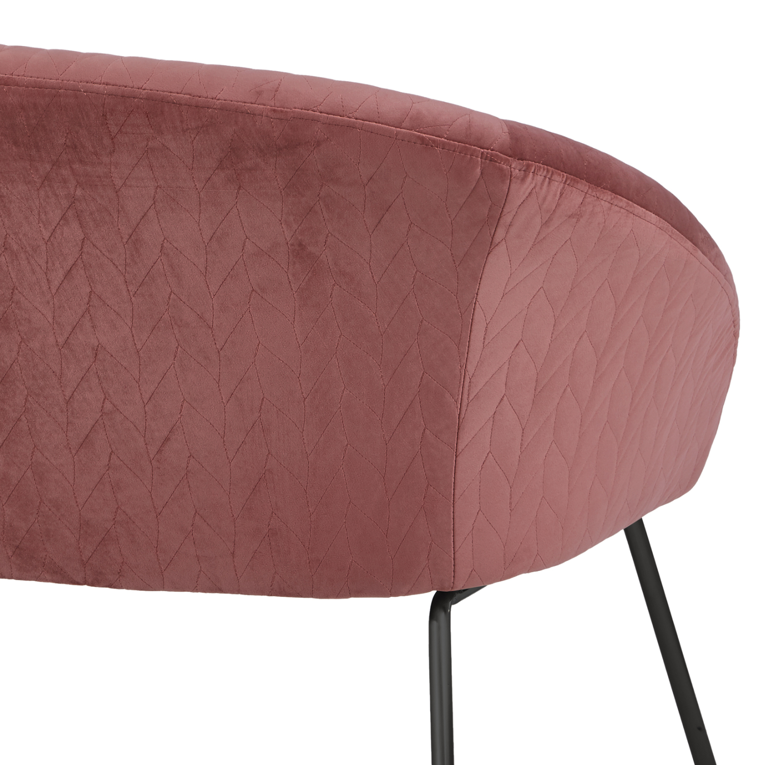 ΚΑΝΑΠΕΣ 2ΘΕΣΙΟΣ JOYCE ΒΕΛΟΥΔΟ ΣΑΠΙΟ ΜΗΛΟ ΚΑΙ ΜΕΤΑΛΛΙΚΑ ΠΟΔΙΑ 142X80X75 HM8548.02 7