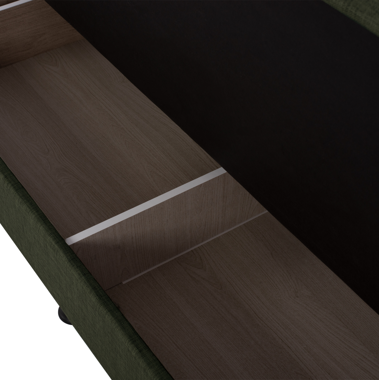 ΚΑΝΑΠΕΣ ΚΡΕΒΑΤΙ ANDRI ΤΡΙΘΕΣΙΟΣ DARK OLIVE HM3239.05 180x72x77 εκ. 8