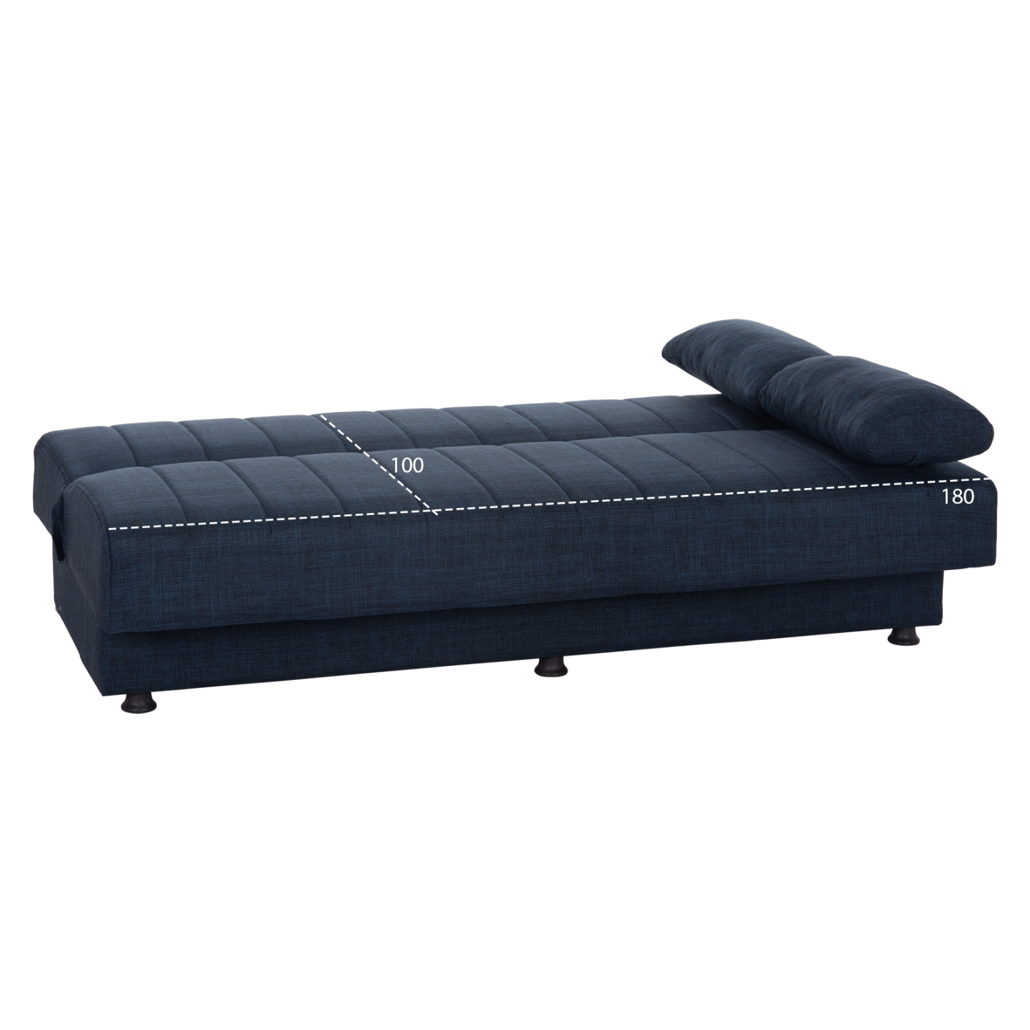 ΚΑΝΑΠΕΣ ΚΡΕΒΑΤΙ ANDRI ΤΡΙΘΕΣΙΟΣ ΜΠΛΕ HM3239.07 180x83x74Y εκ. 3