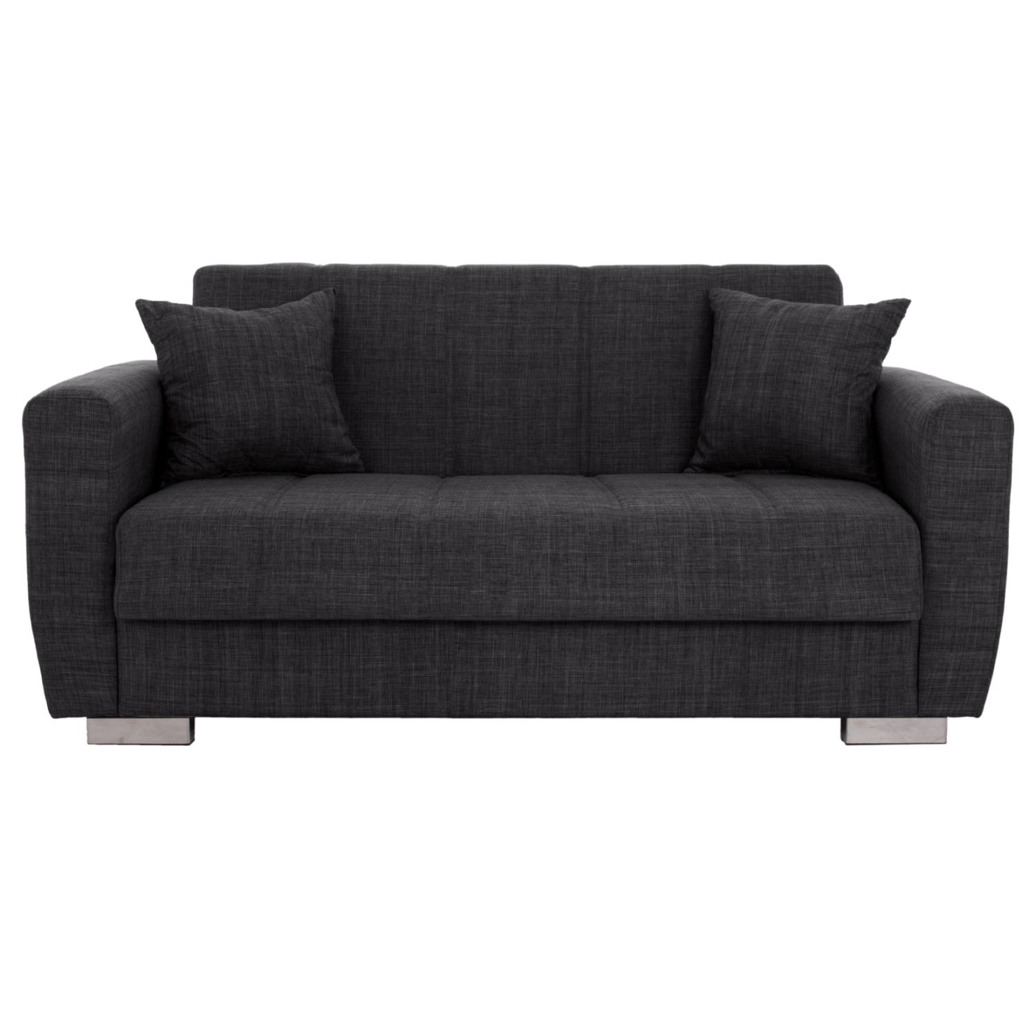 ΚΑΝΑΠΕΣ ΚΡΕΒΑΤΙ POLYA ΔΙΘΕΣΙΟΣ ΓΚΡΙ HM3241.03 153x87x77Υεκ. 4