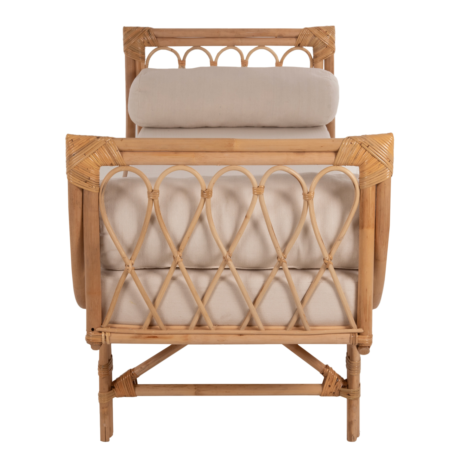 ΚΑΝΑΠΕΣ ΕΞΩΤΕΡΙΚΟΥ ΧΩΡΟΥ CHARMELLA HM9659 ΦΥΣΙΚΟ RATTAN-ΜΠΕΖ ΜΑΞΙΛΑΡΙΑ 187x69x76Yεκ. 4