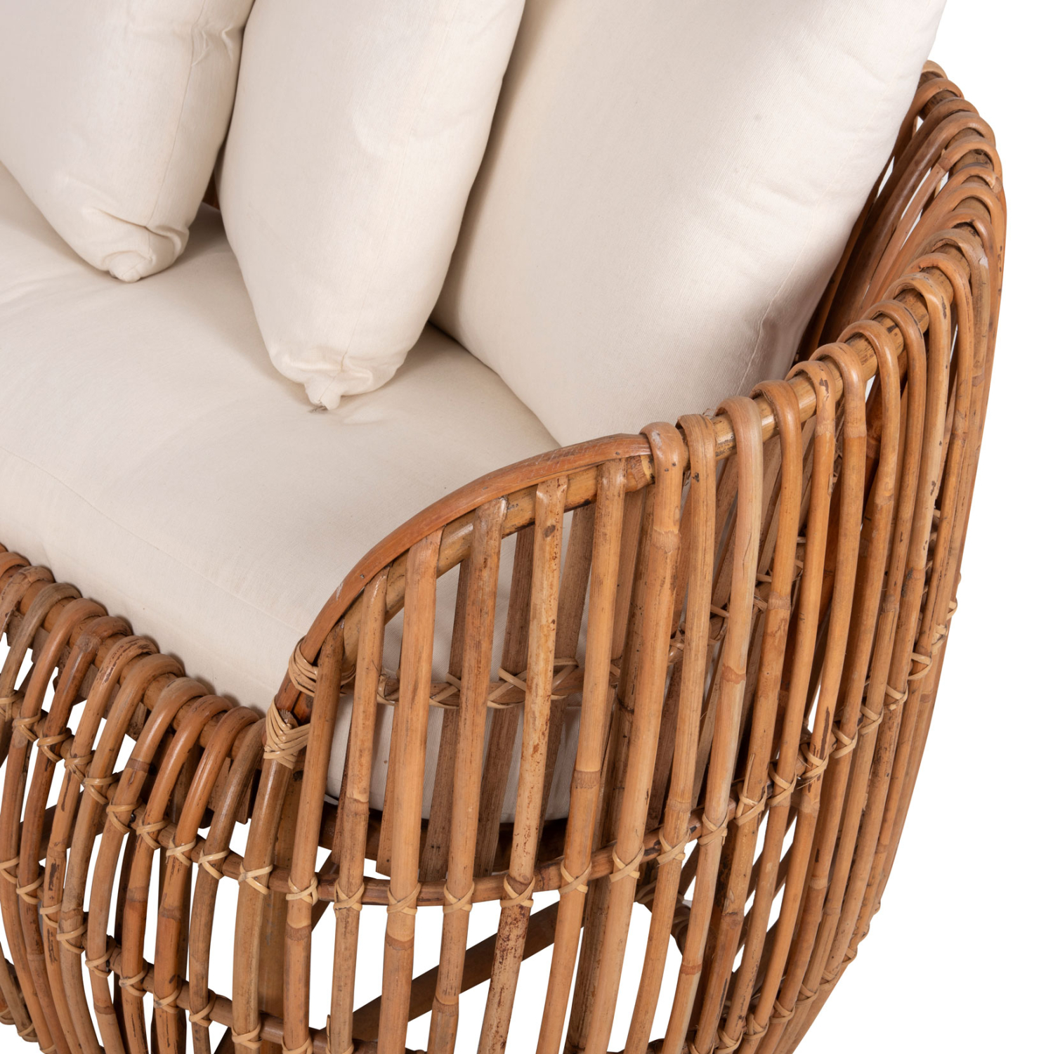 ΚΑΝΑΠΕΣ-ΑΝΑΚΛΙΝΤΡΟ LANTRY HM5991 ΦΥΣΙΚΟ RATTAN- ΛΕΥΚΑ ΜΑΞΙΛΑΡΙΑ 215x60x78Yεκ. 8