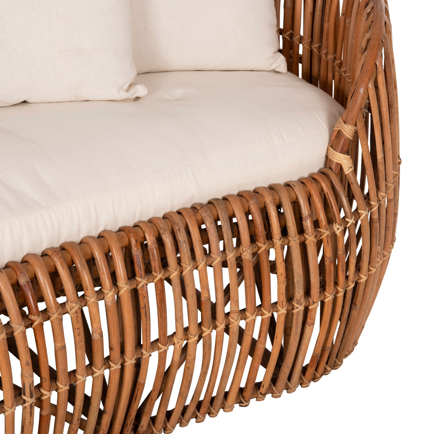 ΚΑΝΑΠΕΣ-ΑΝΑΚΛΙΝΤΡΟ LANTRY HM5991 ΦΥΣΙΚΟ RATTAN- ΛΕΥΚΑ ΜΑΞΙΛΑΡΙΑ 215x60x78Yεκ. 9