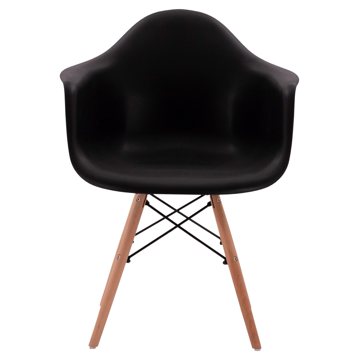 ΠΟΛΥΘΡΟΝΑ ΜΕ ΞΥΛΙΝΑ ΠΟΔΙΑ &amp; ΚΑΘΙΣΜΑ ΜΑΥΡΟ MIRTO HM005.02  64x60x81 εκ. 3