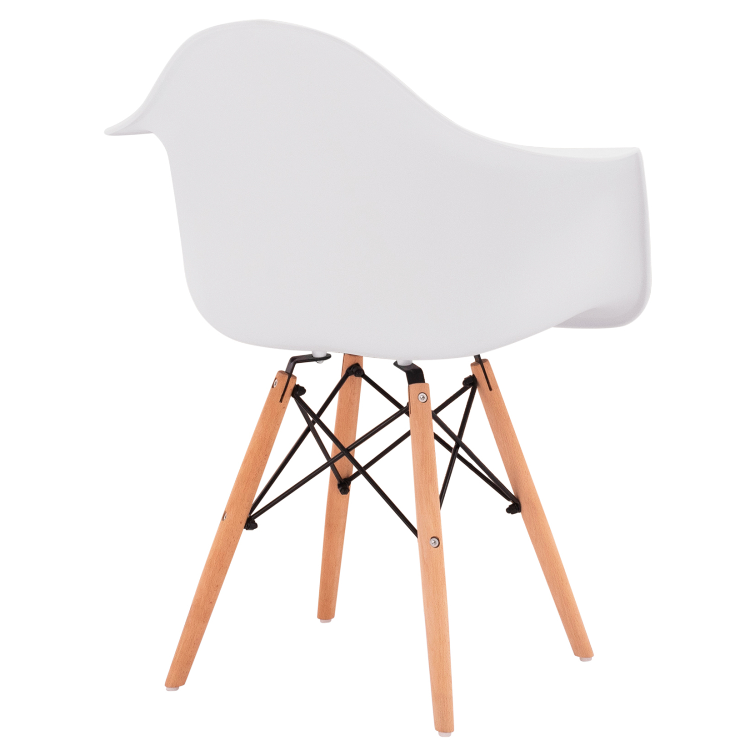 ΠΟΛΥΘΡΟΝΑ ΜΕ ΞΥΛΙΝΑ ΠΟΔΙΑ &amp; ΚΑΘΙΣΜΑ ΛΕΥΚΟ MIRTO HM005.01 64x60x81 εκ. 5