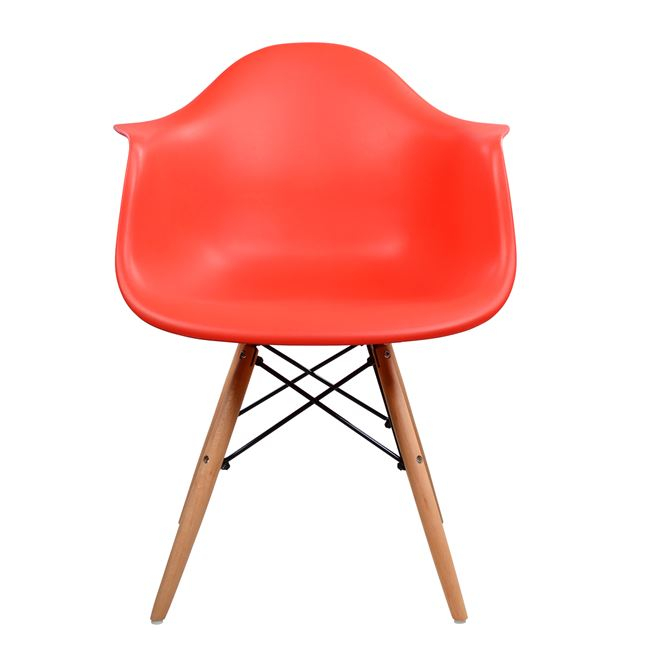 ΠΟΛΥΘΡΟΝΑ ΜΕ ΞΥΛΙΝΑ ΠΟΔΙΑ &amp; ΚΑΘΙΣΜΑ ΚΟΚΚΙΝΟ MIRTO HM005.04 64x60x81 εκ. 3