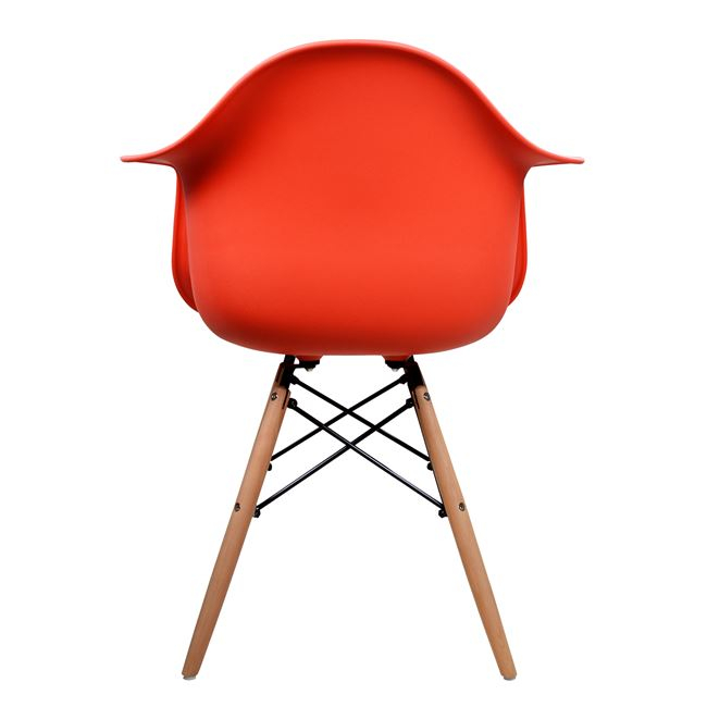 ΠΟΛΥΘΡΟΝΑ ΜΕ ΞΥΛΙΝΑ ΠΟΔΙΑ &amp; ΚΑΘΙΣΜΑ ΚΟΚΚΙΝΟ MIRTO HM005.04 64x60x81 εκ. 6