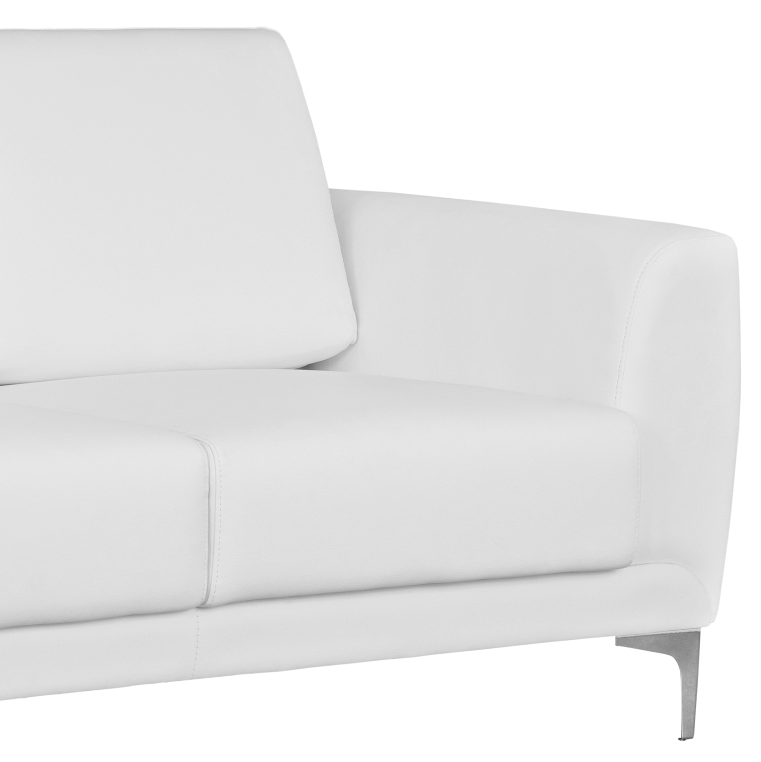 ΚΑΝΑΠΕΣ 2ΘΕΣΙΟΣ KΕΝΖΙΕ HM3121.22 ΜΕ ΛΕΥΚΟ PU 142x81x81 εκ. 5