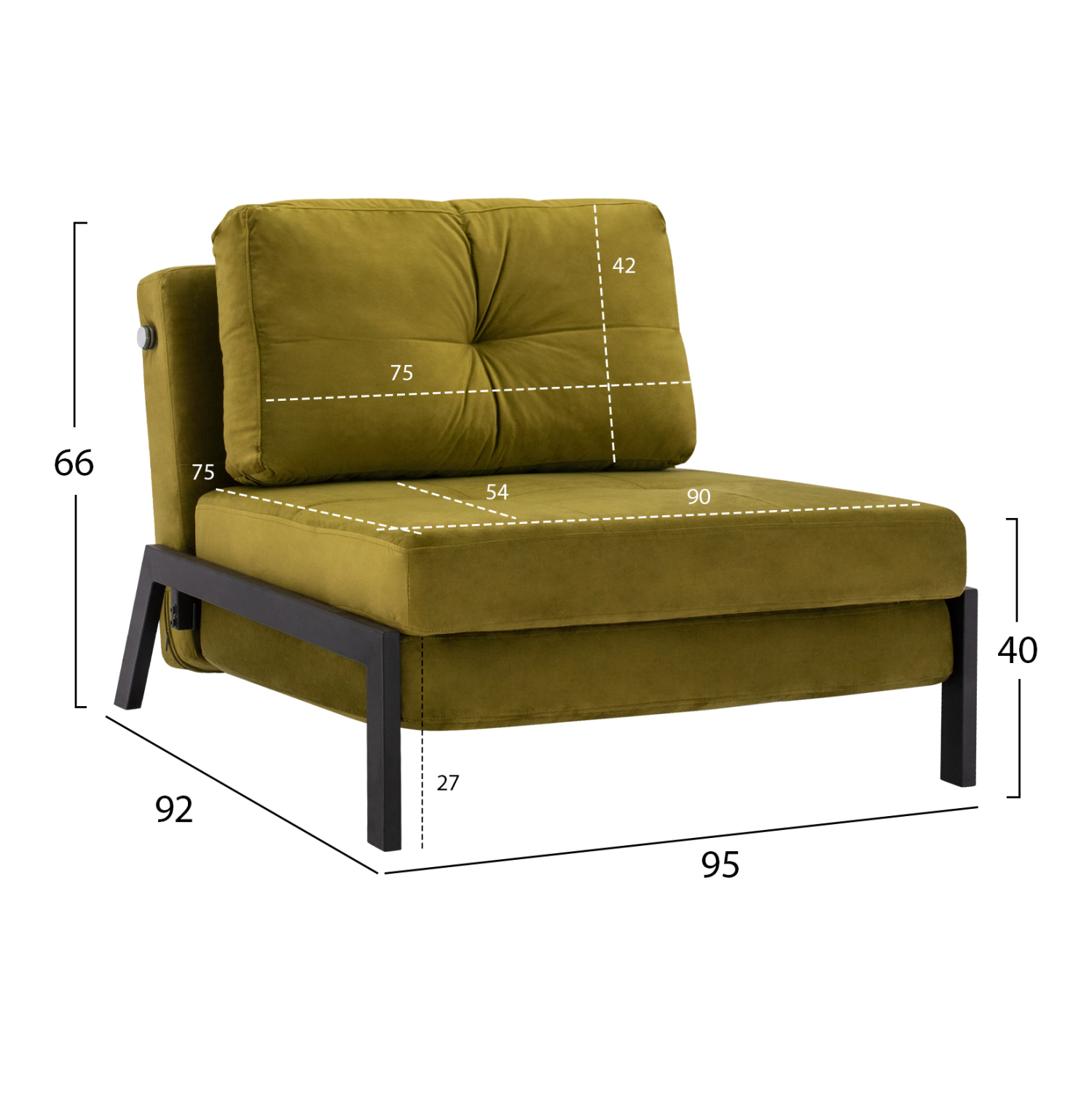 HM3078.13 ΠΟΛΥΘΡΟΝΑ ΚΡΕΒΑΤΙ, ΒΕΛΟΥΔΟ ΛΑΔΙ  95x92x66Υ εκ. 2