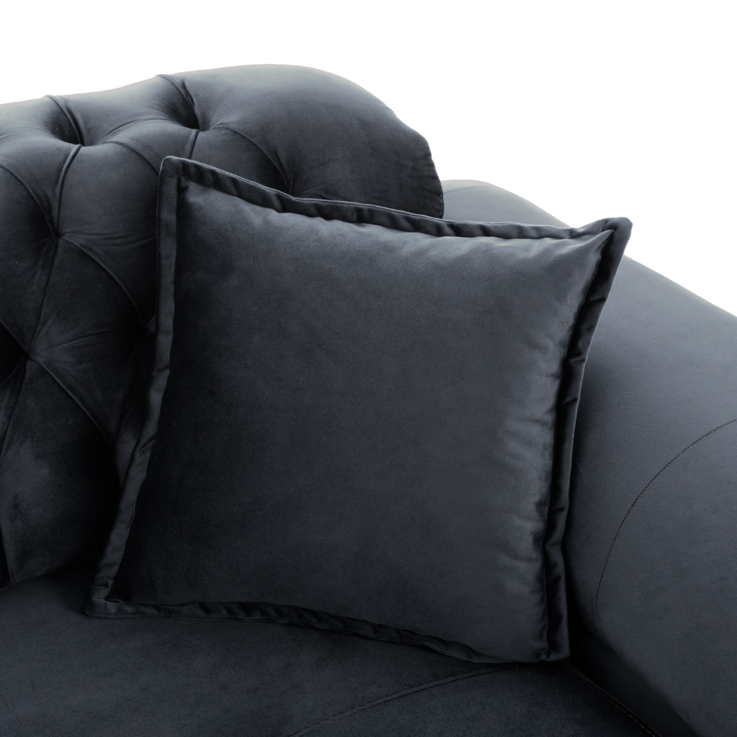 ΚΑΝΑΠΕΣ ΚΡΕΒΑΤΙ BENNINGTON 2ΘΕΣΙΟΣ ΜΑΥΡΟΣ HM3250.01 180x95x80 εκ. 10