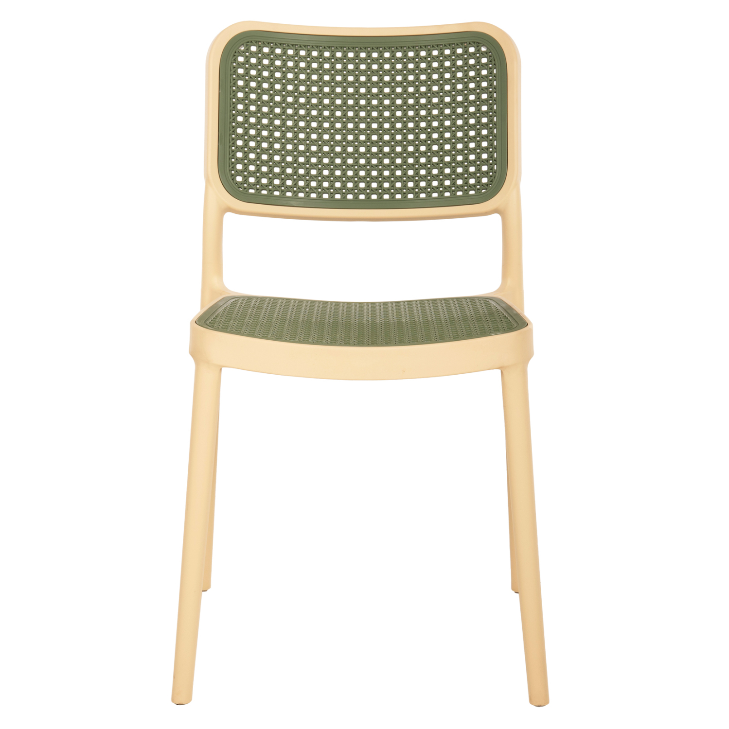 ΚΑΡΕΚΛΑ ΠΟΛΥΠΡΟΠΥΛΕΝΙΟΥ MEKO HM5934.04 ΜΠΕΖ ΜΕ OLIVE GREEN ΨΑΘΑ 51x52x80Υεκ. 3