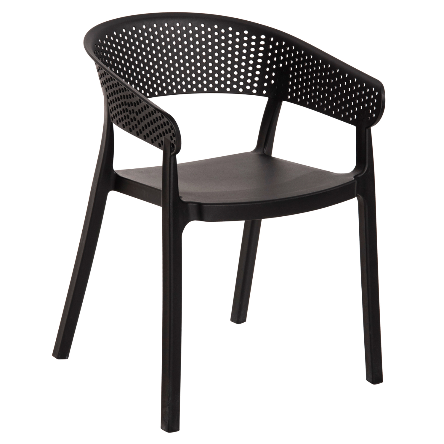 ΠΟΛΥΘΡΟΝΑ ΠΟΛΥΠΡΟΠΥΛΕΝΙΟΥ PERFOE HM5941.02 ΜΑΥΡΗ 56x50x73Υ εκ. 1