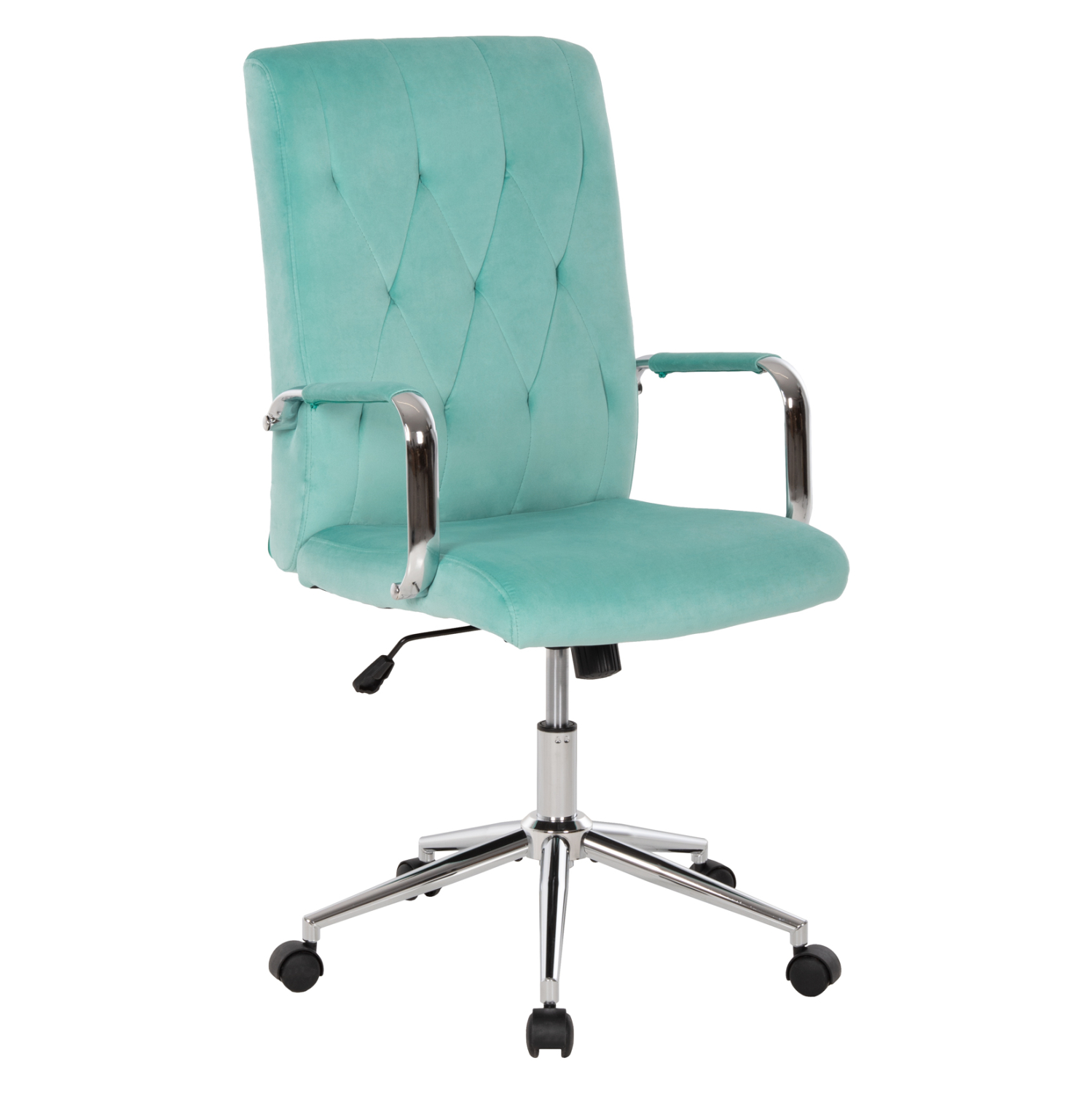 ΚΑΡΕΚΛΑ ΓΡΑΦΕΙΟΥ JOSEF HM1181.08 ΜΕΝΤΑ ΒΕΛΟΥΔΟ-INOX ΒΑΣΗ 58x61x105-113Yεκ. 1