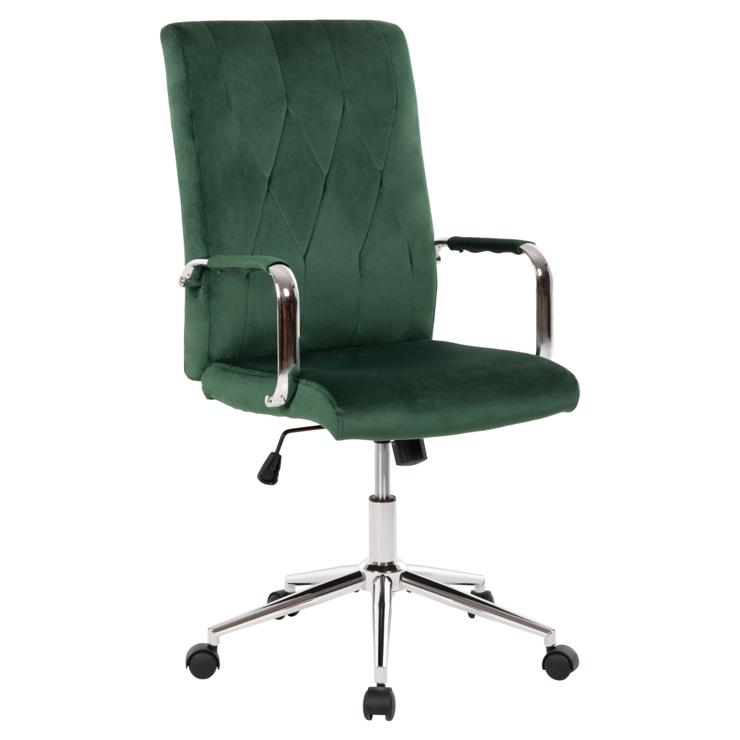 ΚΑΡΕΚΛΑ ΓΡΑΦΕΙΟΥ JOSEF HM1181.03 ΚΥΠΑΡΙΣΣΙ ΒΕΛΟΥΔΟ-INOX ΒΑΣΗ 58x61x105-113Yεκ. 1