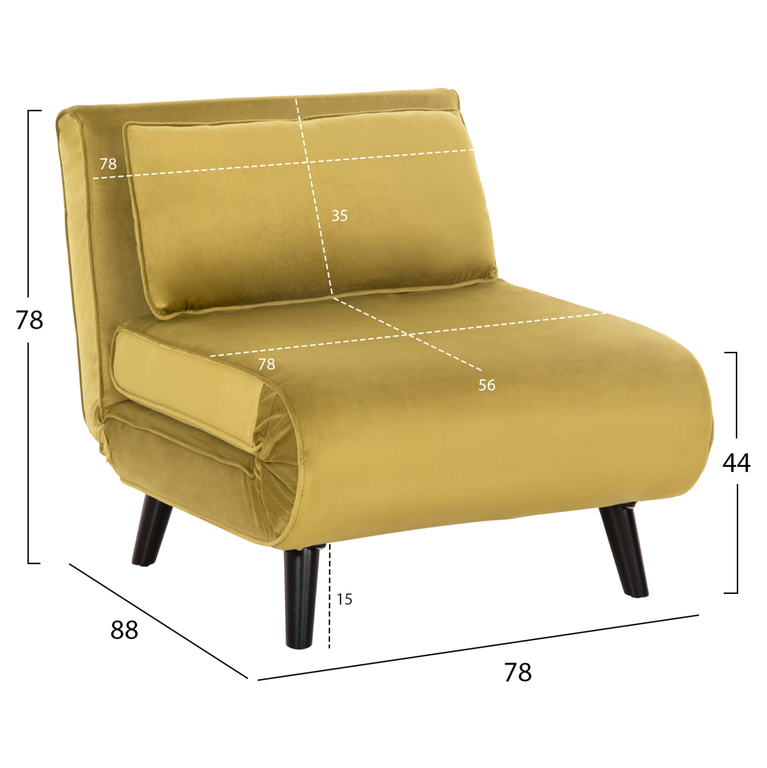 ΠΟΛΥΘΡΟΝΑ ΚΡΕΒΑΤΙ BRAXTON HM8425.23 ΒΕΛΟΥΔΟ ΛΑΔΙ 78x88x78Υεκ. 2