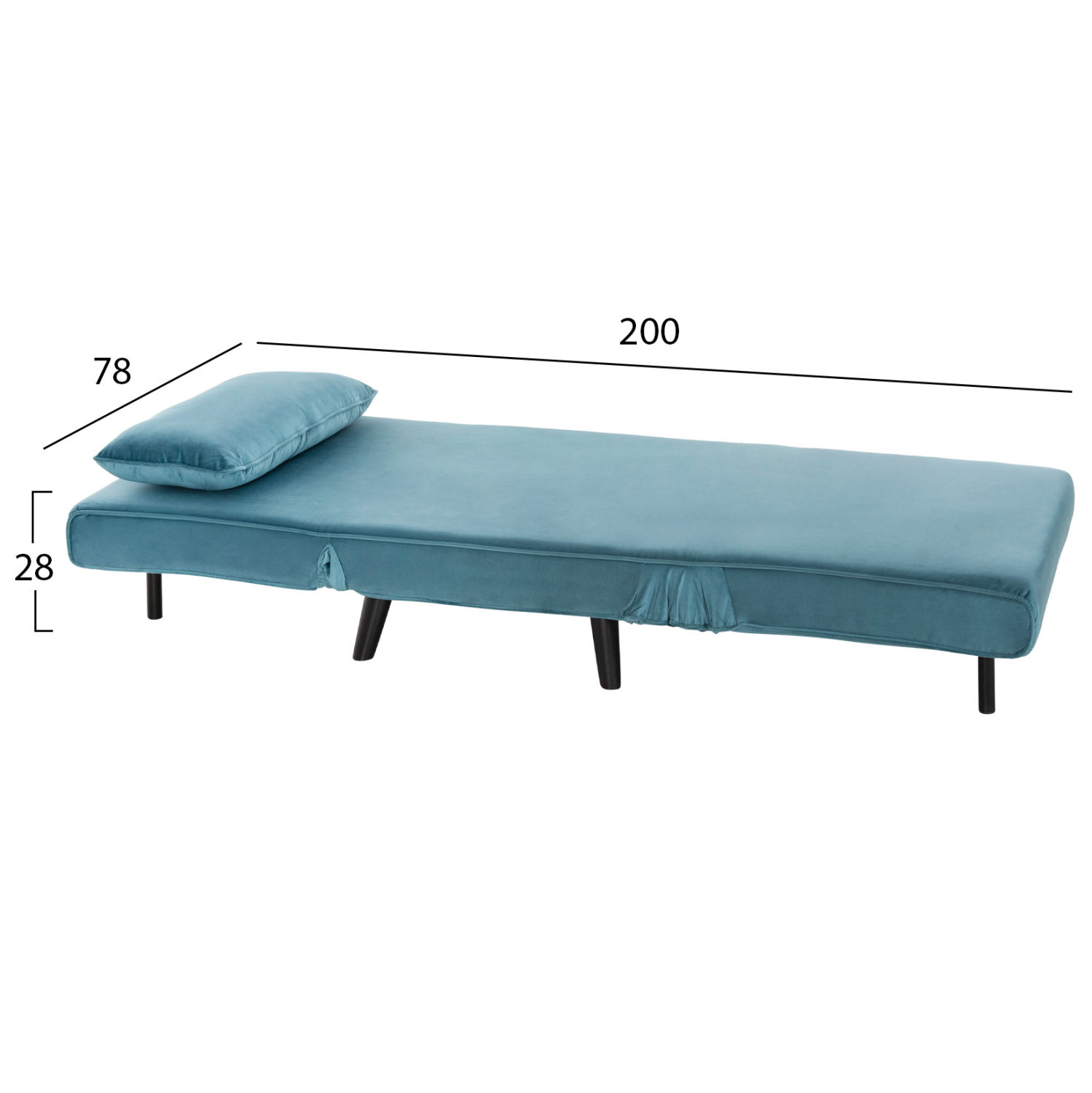 ΠΟΛΥΘΡΟΝΑ ΚΡΕΒΑΤΙ BRAXTON HM8425.25 ΒΕΛΟΥΔΟ ΣΕ ΧΡΩΜΑ ΜΕΝΤΑ 78x88x78Υεκ. 3