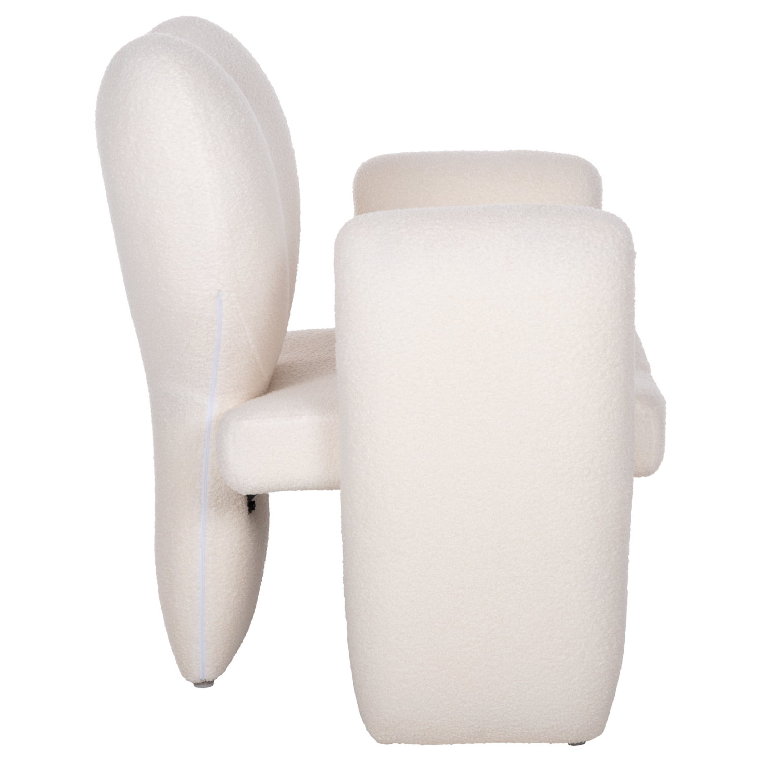 ΠΟΛΥΘΡΟΝΑ HARTT HM9777.05 ΛΕΥΚΟ TEDDY ΥΦΑΣΜΑ 84x74x87Yεκ. 4