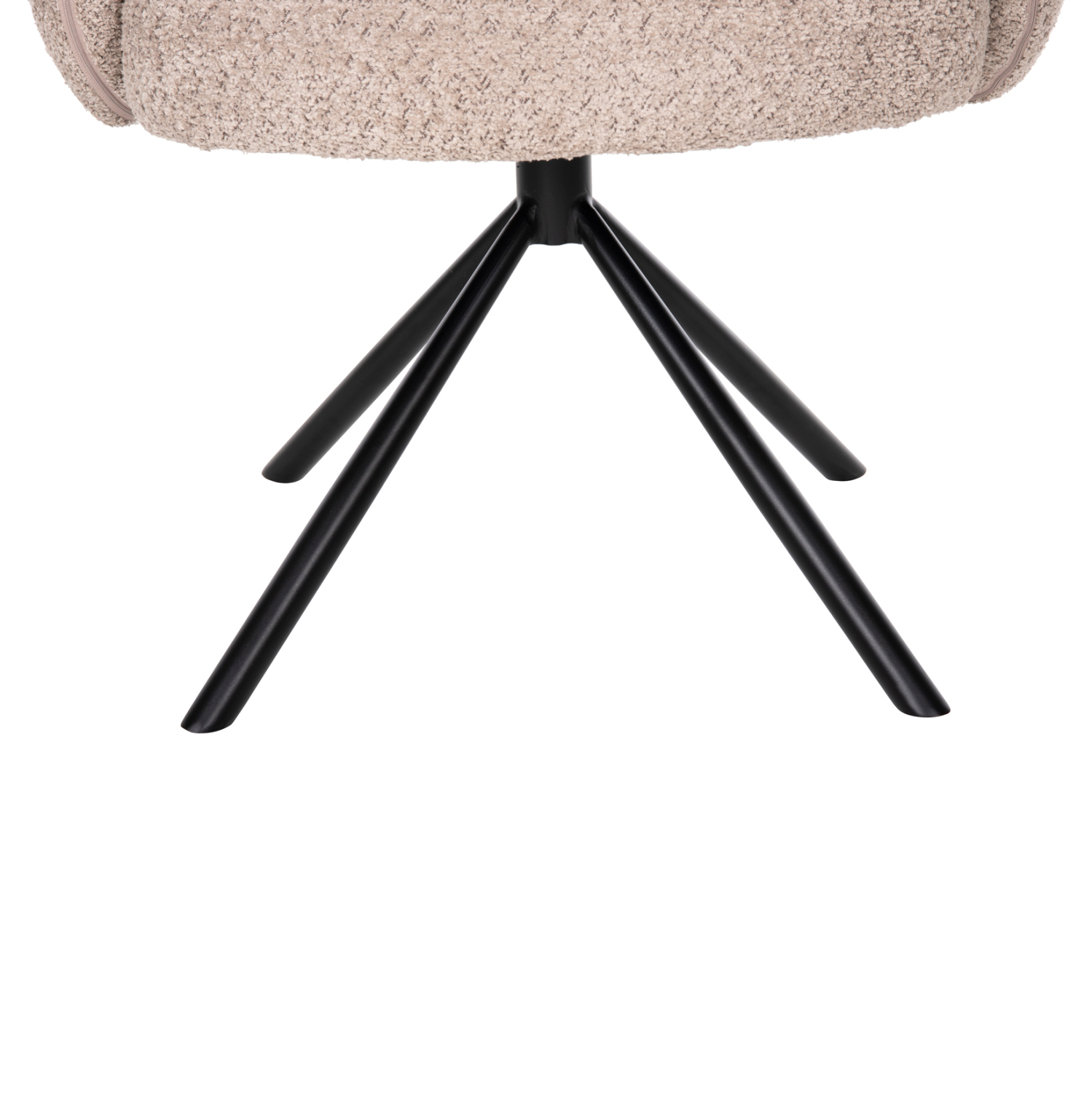 ΠΟΛΥΘΡΟΝΑ ΠΕΡΙΣΤΡΕΦ. WINON HM9778.03 ΜΠΕΖ ΜΠΟΥΚΛΕ ΥΦΑΣΜΑ-ΜΑΥΡΟ ΜΕΤΑΛΛΟ 65x67x92Υ εκ. 10