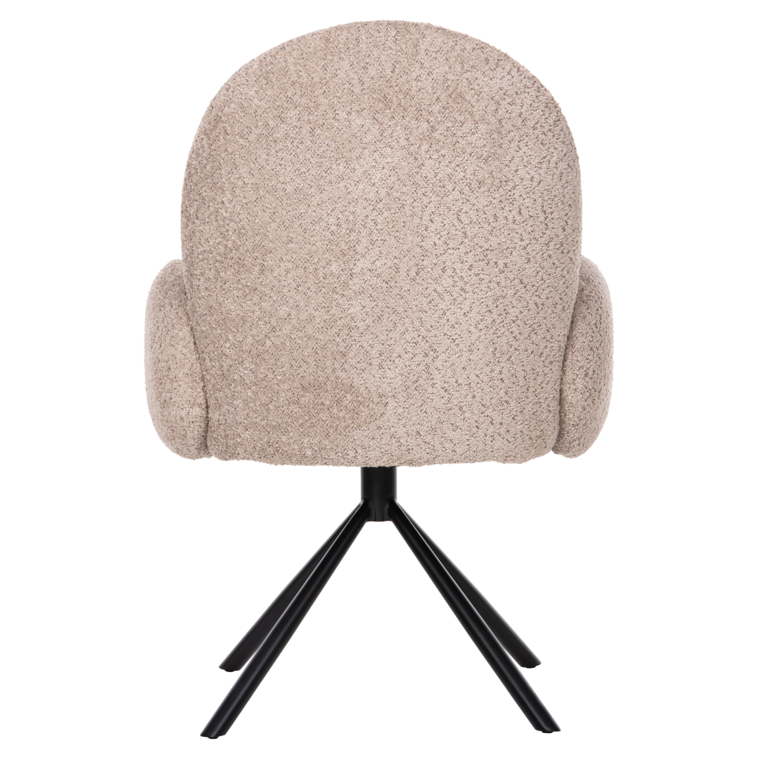 ΠΟΛΥΘΡΟΝΑ ΠΕΡΙΣΤΡΕΦ. WINON HM9778.03 ΜΠΕΖ ΜΠΟΥΚΛΕ ΥΦΑΣΜΑ-ΜΑΥΡΟ ΜΕΤΑΛΛΟ 65x67x92Υ εκ. 6