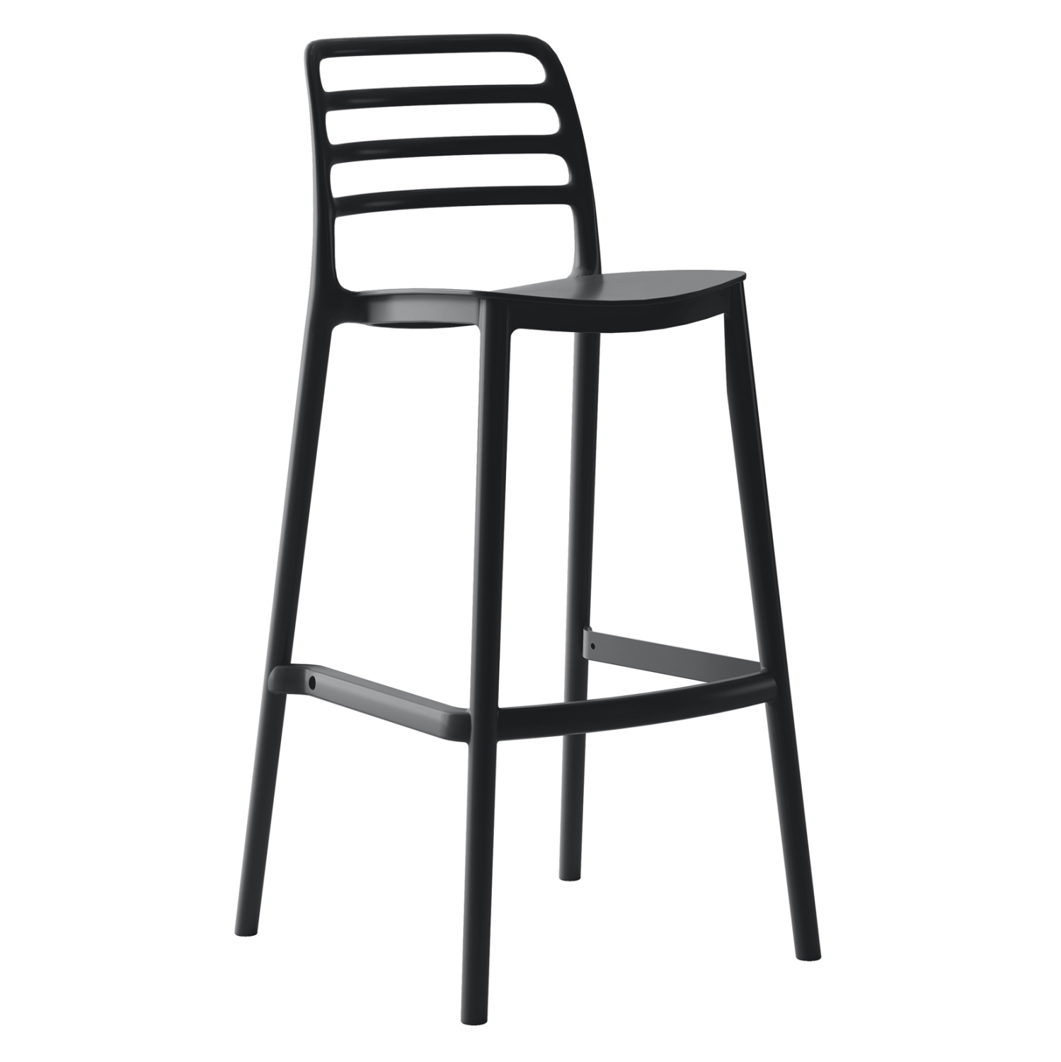 ΣΚΑΜΠΟ BAR ΠΟΛΥΠΡΟΠΥΛΕΝΙΟΥ SNOD HM6099.02 ΜΑΥΡΟ 37,2x50x101,5Υεκ. 1