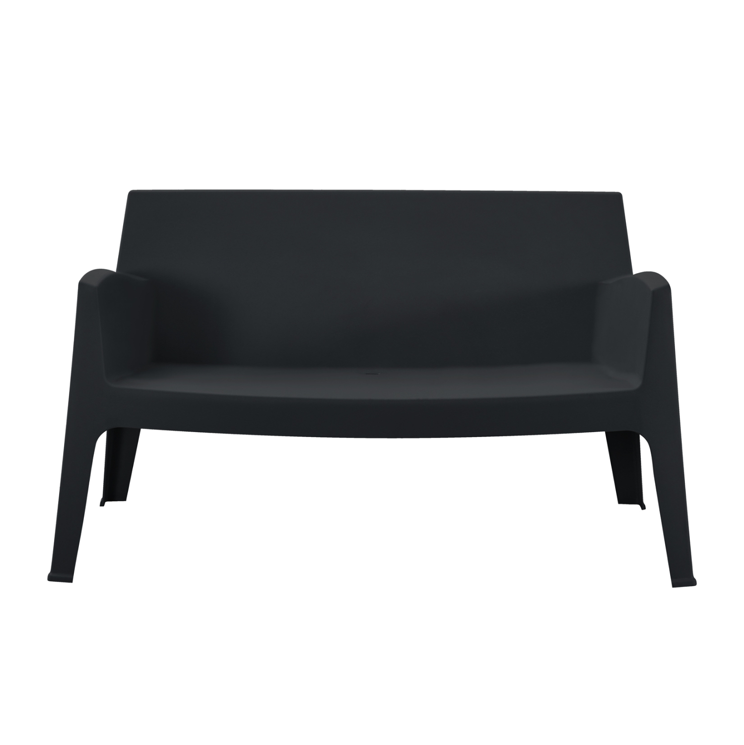 ΚΑΝΑΠΕΣ 2-ΘΕΣΙΟΣ ΠΟΛΥΠΡΟΠΥΛΕΝΙΟΥ SLEEK HM6366.02 ΧΡΩΜΑ ΜΑΥΡΟ 133x68x73Υεκ. 3