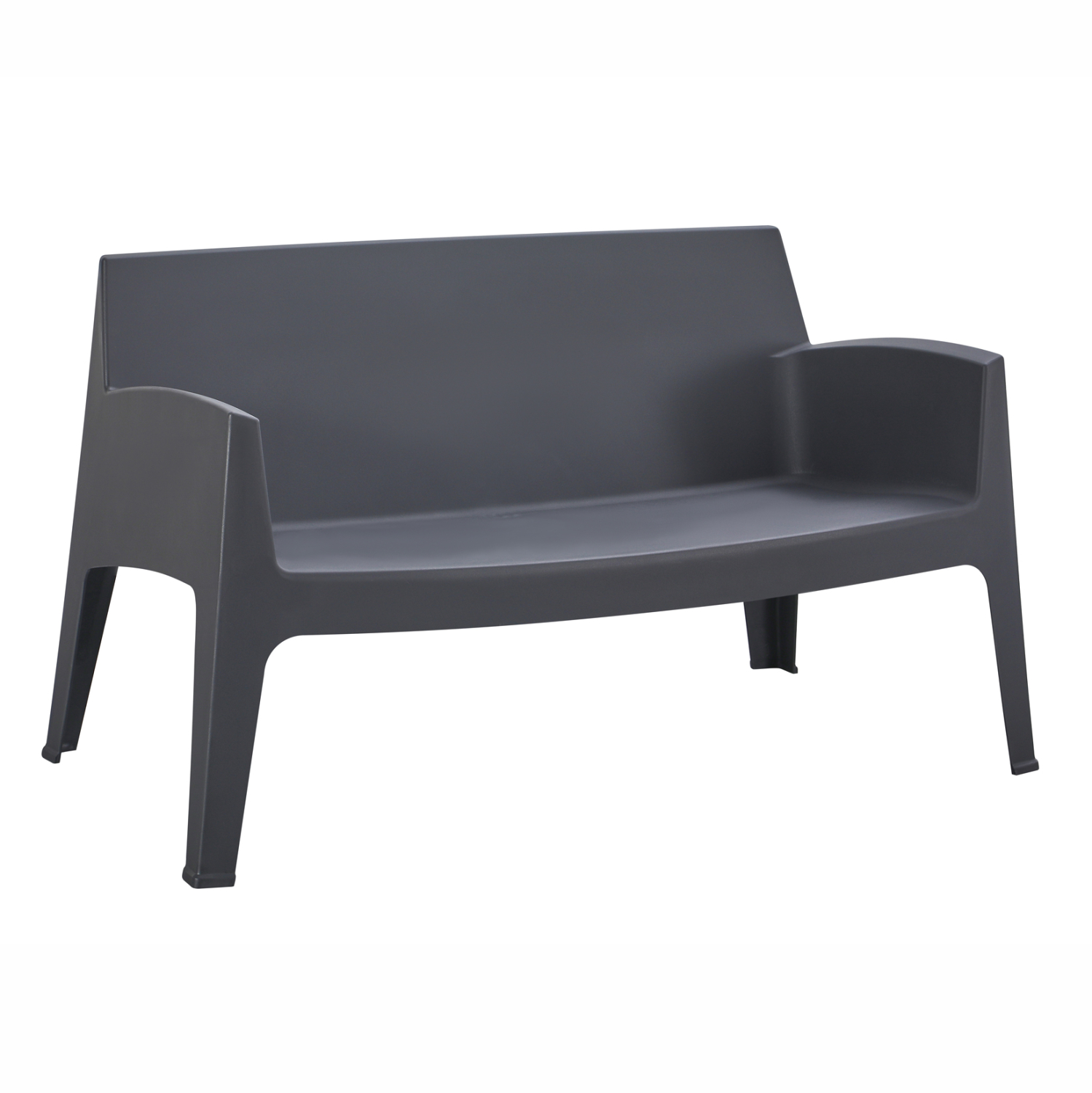 ΚΑΝΑΠΕΣ 2-ΘΕΣΙΟΣ ΠΟΛΥΠΡΟΠΥΛΕΝΙΟΥ SLEEK HM6366.10 ΧΡΩΜΑ ΓΚΡΙ 133x68x73Υεκ. 1
