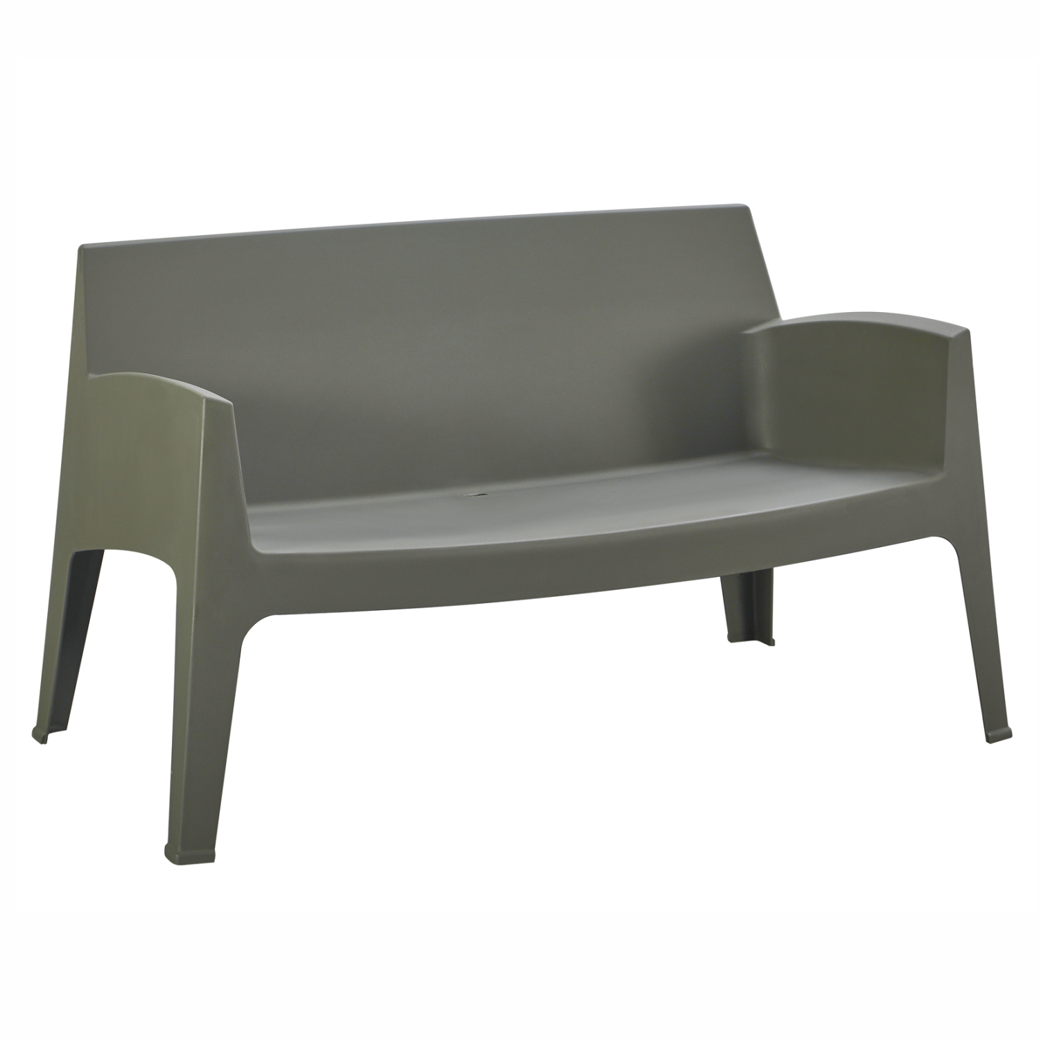 ΚΑΝΑΠΕΣ 2-ΘΕΣΙΟΣ ΠΟΛΥΠΡΟΠΥΛΕΝΙΟΥ SLEEK HM6366.05 ΧΡΩΜΑ DARK OLIVE 133x68x73Υεκ. 1