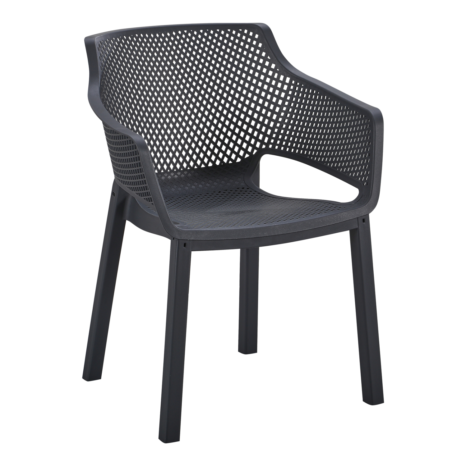 ΠΟΛΥΘΡΟΝΑ ΠΟΛΥΠΡΟΠΥΛΕΝΙΟΥ PEGGY HM6368.02 ΜΑΥΡΟ 60x55x79Υεκ 1