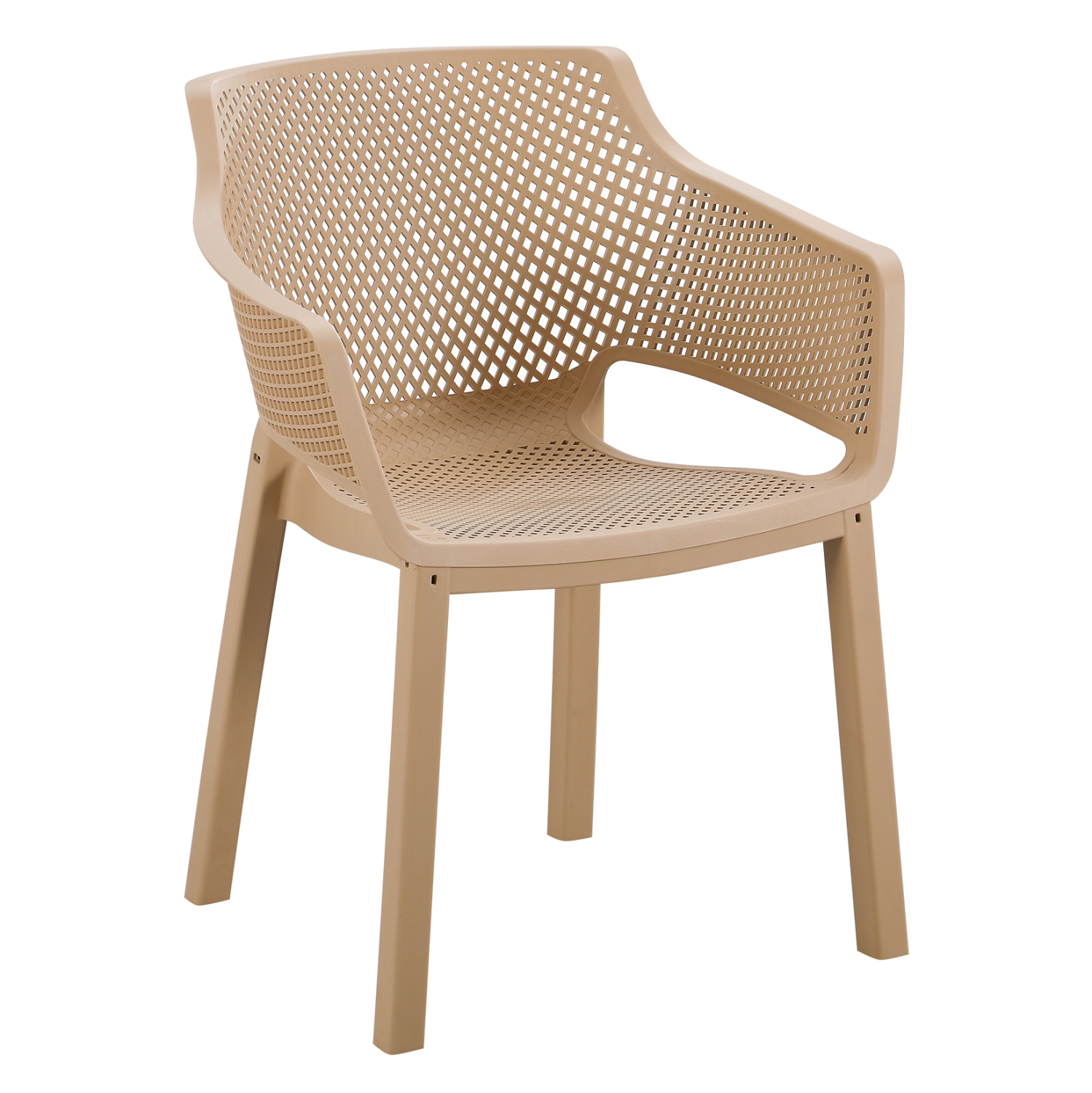 ΠΟΛΥΘΡΟΝΑ ΠΟΛΥΠΡΟΠΥΛΕΝΙΟΥ PEGGY HM6368.03 CAPPUCCINO 60x55x79Υεκ 1