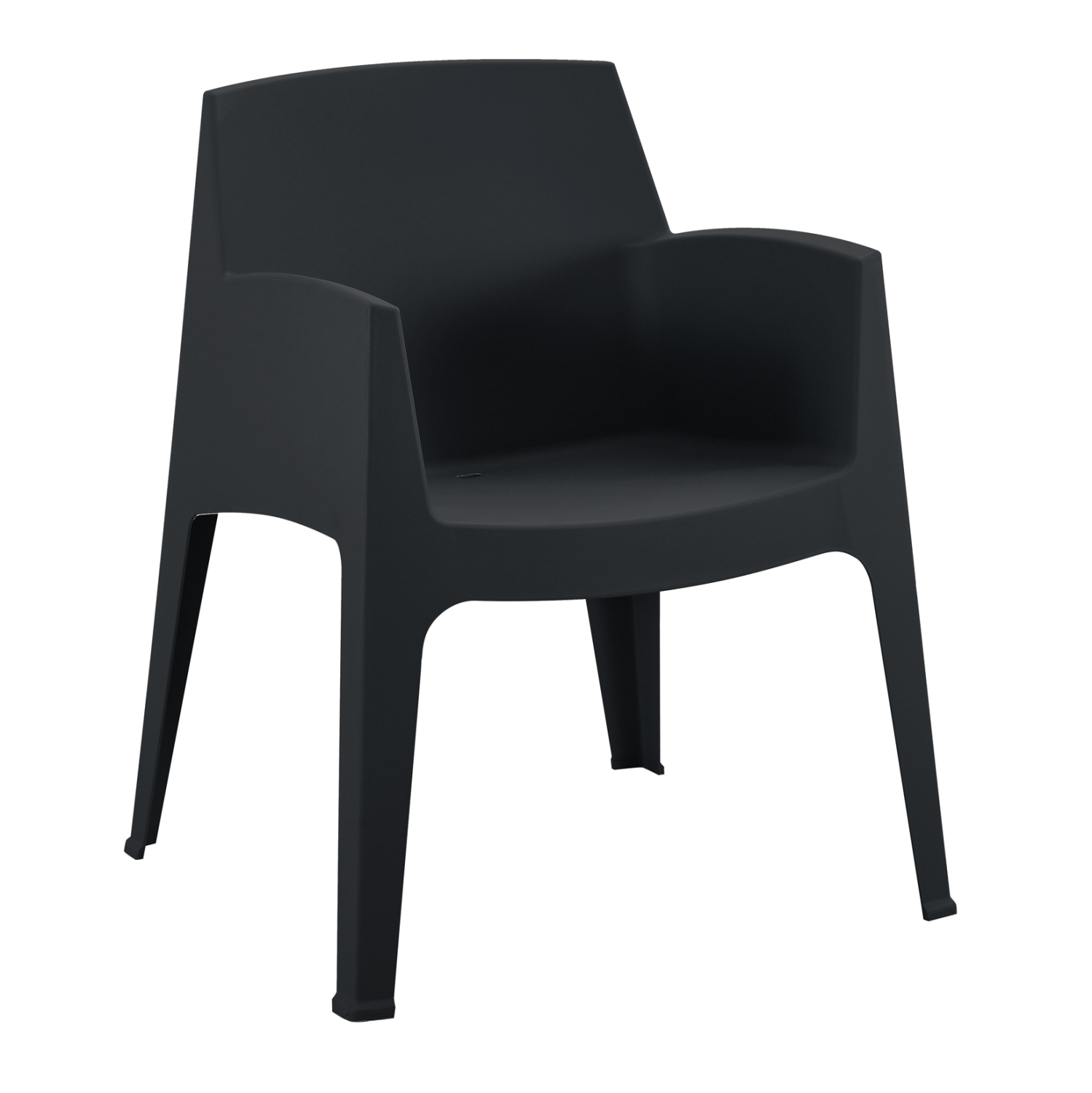 ΠΟΛΥΘΡΟΝΑ ΠΟΛΥΠΡΟΠΥΛΕΝΙΟΥ SLEEK HM6370.02 ΜΑΥΡΗ 68x63x82,5Υεκ. 1