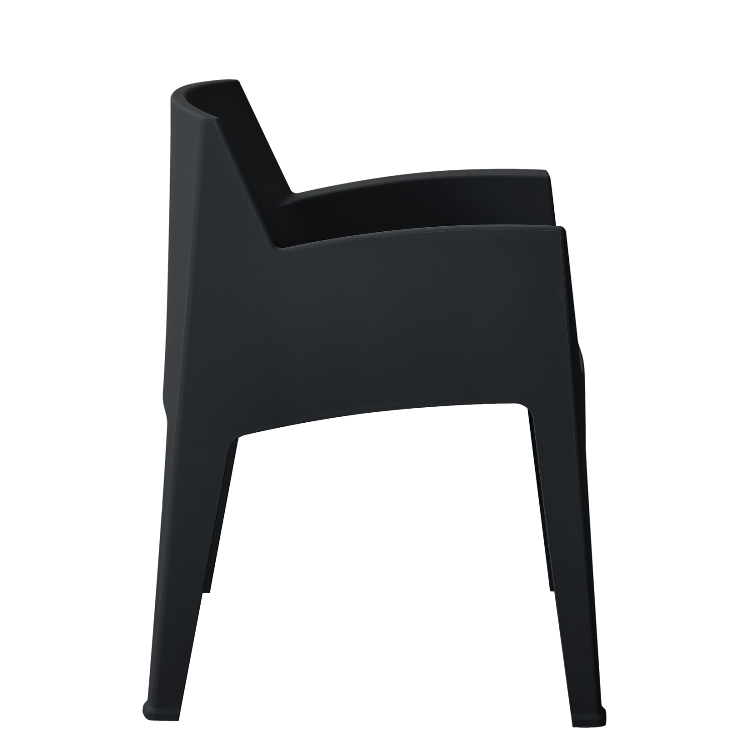 ΠΟΛΥΘΡΟΝΑ ΠΟΛΥΠΡΟΠΥΛΕΝΙΟΥ SLEEK HM6370.02 ΜΑΥΡΗ 68x63x82,5Υεκ. 4