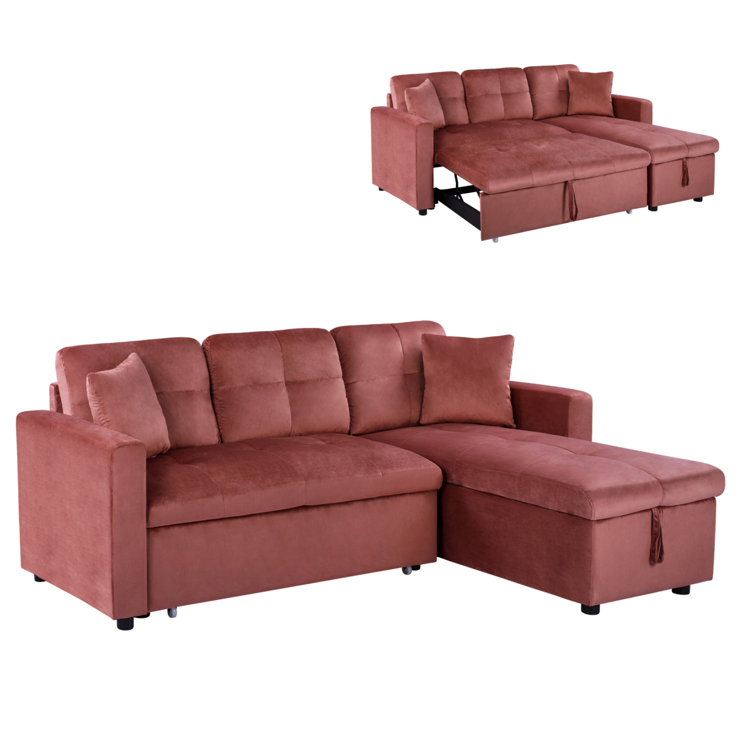 ΚΑΝΑΠΕΣ ΓΩΝΙΑ ΚΡΕΒΑΤΙ WAYNE 224x147x85Υεκ. HM3028.12 ΒΕΛΟΥΔΟ ΣΑΠΙΟ ΜΗΛΟ 1