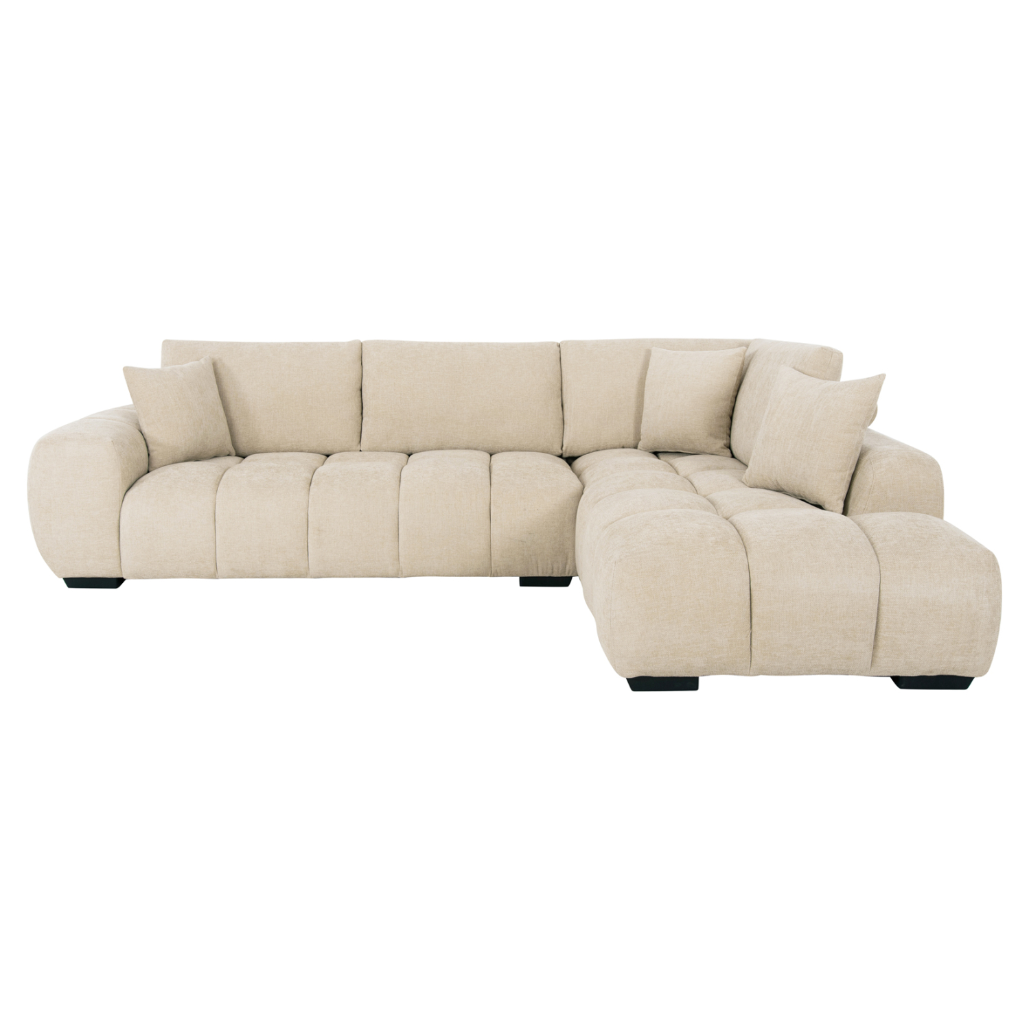 ΚΑΝΑΠΕΣ ΓΩΝΙΑ (ΔΕΞΙΑ) COVEN HM3266.01R ΕΚΡΟΥ ΥΦΑΣΜΑ 298x102-208x85Υεκ. 3