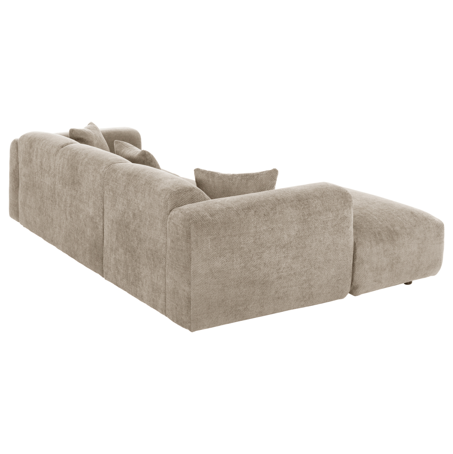 ΚΑΝΑΠΕΣ ΓΩΝΙΑ (ΑΡΙΣΤΕΡΗ) BRICKEN HM3275.01L ΜΠΕΖ ΥΦΑΣΜΑ 110-282x98-160x72Υεκ. 5