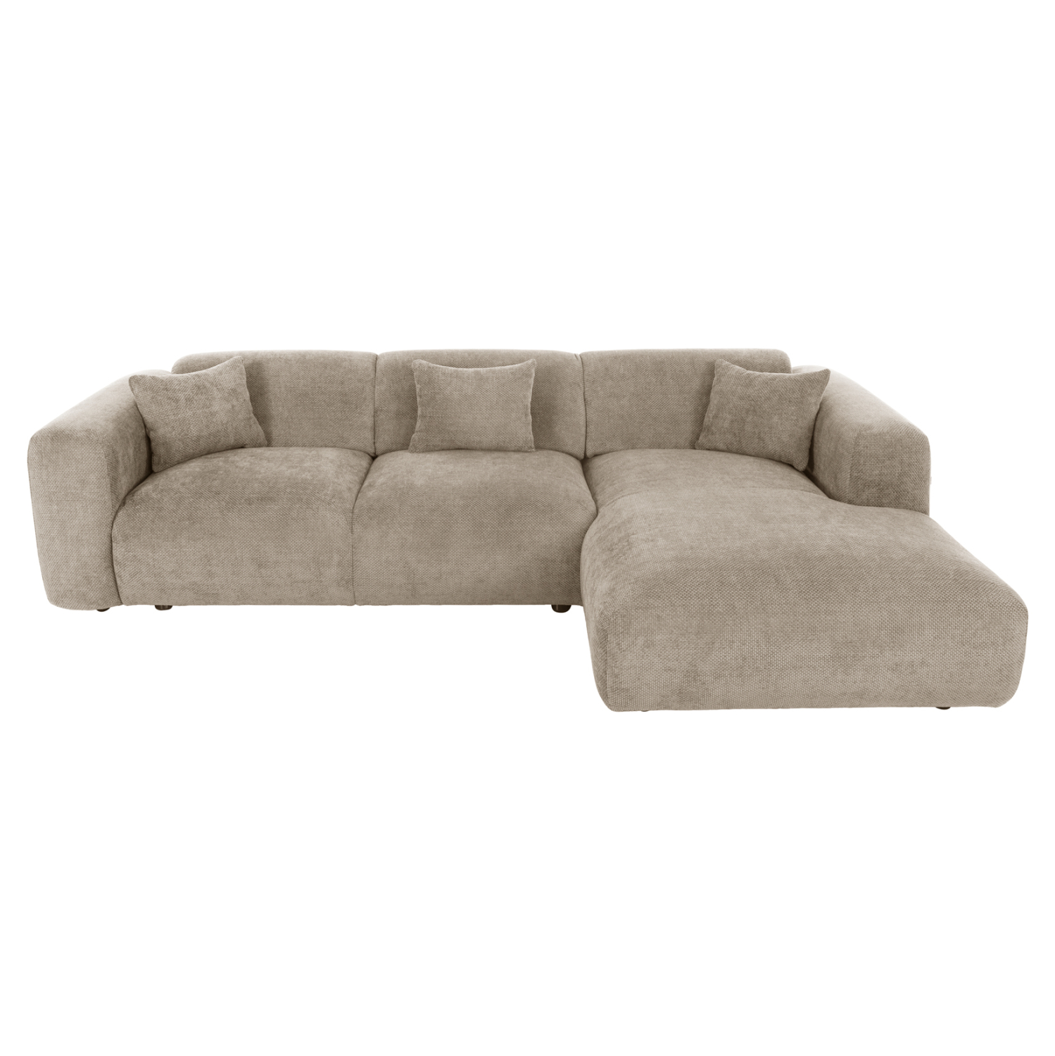 ΚΑΝΑΠΕΣ ΓΩΝΙΑ BRICKEN HM3275.01R ΜΠΕΖ ΥΦΑΣΜΑ 110-282x98-160x72Υεκ. 3