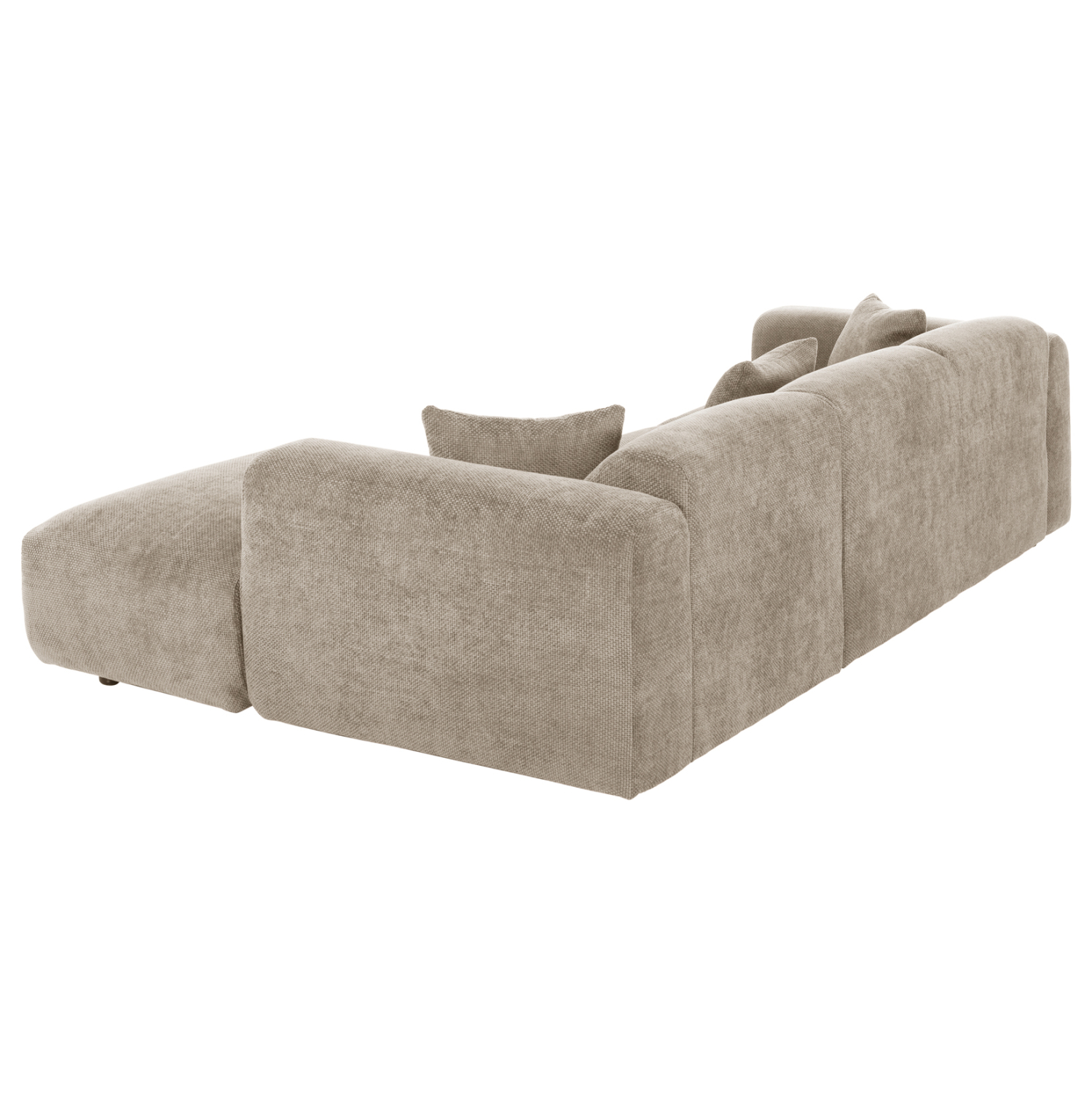 ΚΑΝΑΠΕΣ ΓΩΝΙΑ BRICKEN HM3275.01R ΜΠΕΖ ΥΦΑΣΜΑ 110-282x98-160x72Υεκ. 5