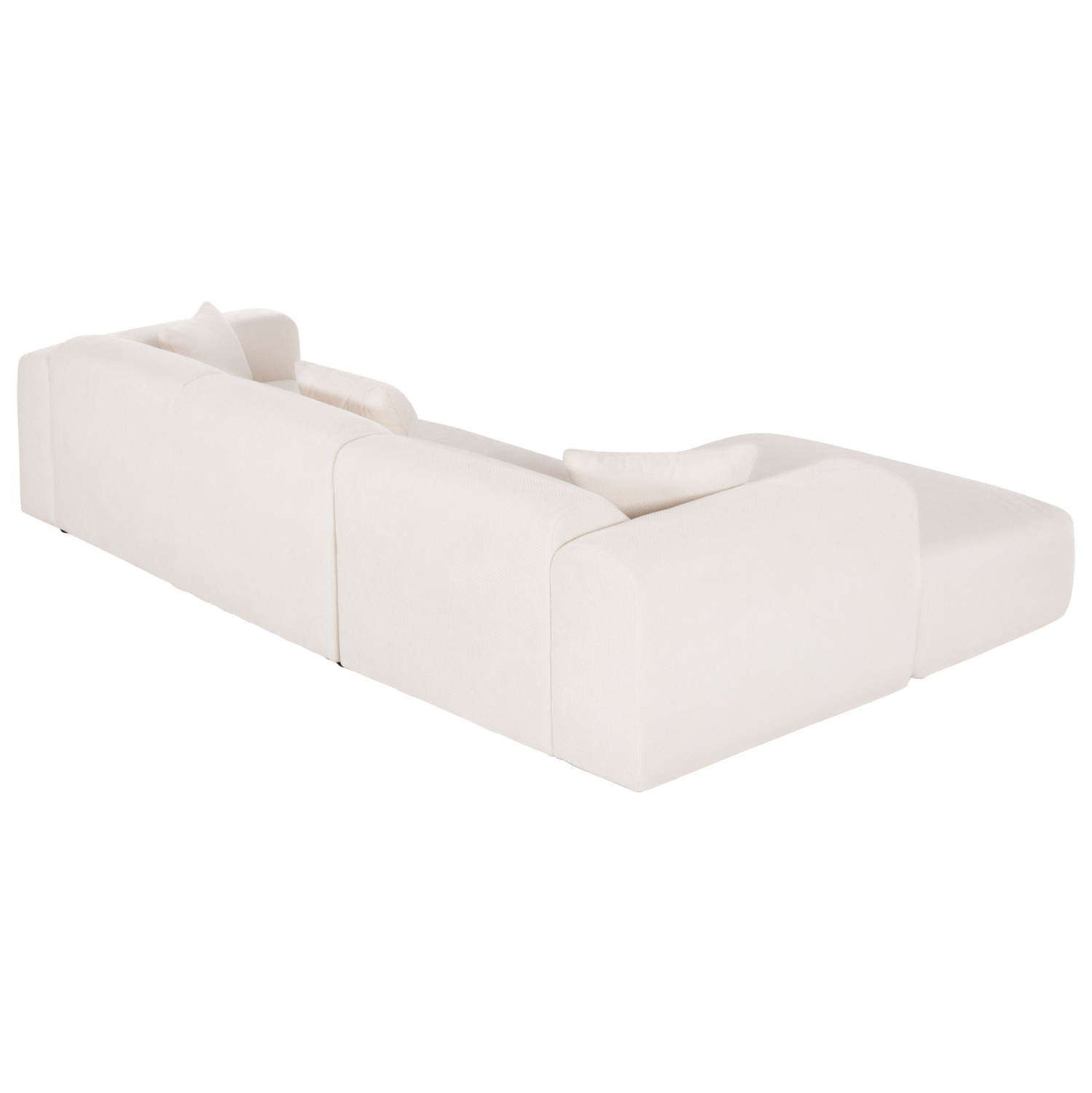 ΚΑΝΑΠΕΣ ΓΩΝΙΑ (ΑΡΙΣΤΕΡΗ) BRICKEN HM3275.02L ΛΕΥΚΟ ΥΦΑΣΜΑ 110-282x98-160x72Υεκ. 5