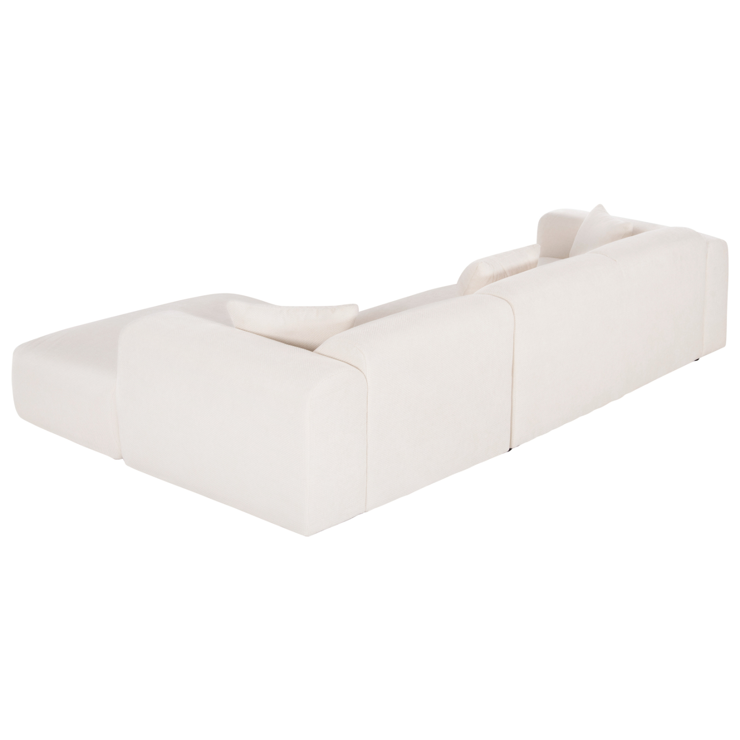 ΚΑΝΑΠΕΣ ΓΩΝΙΑ BRICKEN HM3275.02R ΛΕΥΚΟ ΥΦΑΣΜΑ 110-282x98-160x72Υεκ. 5