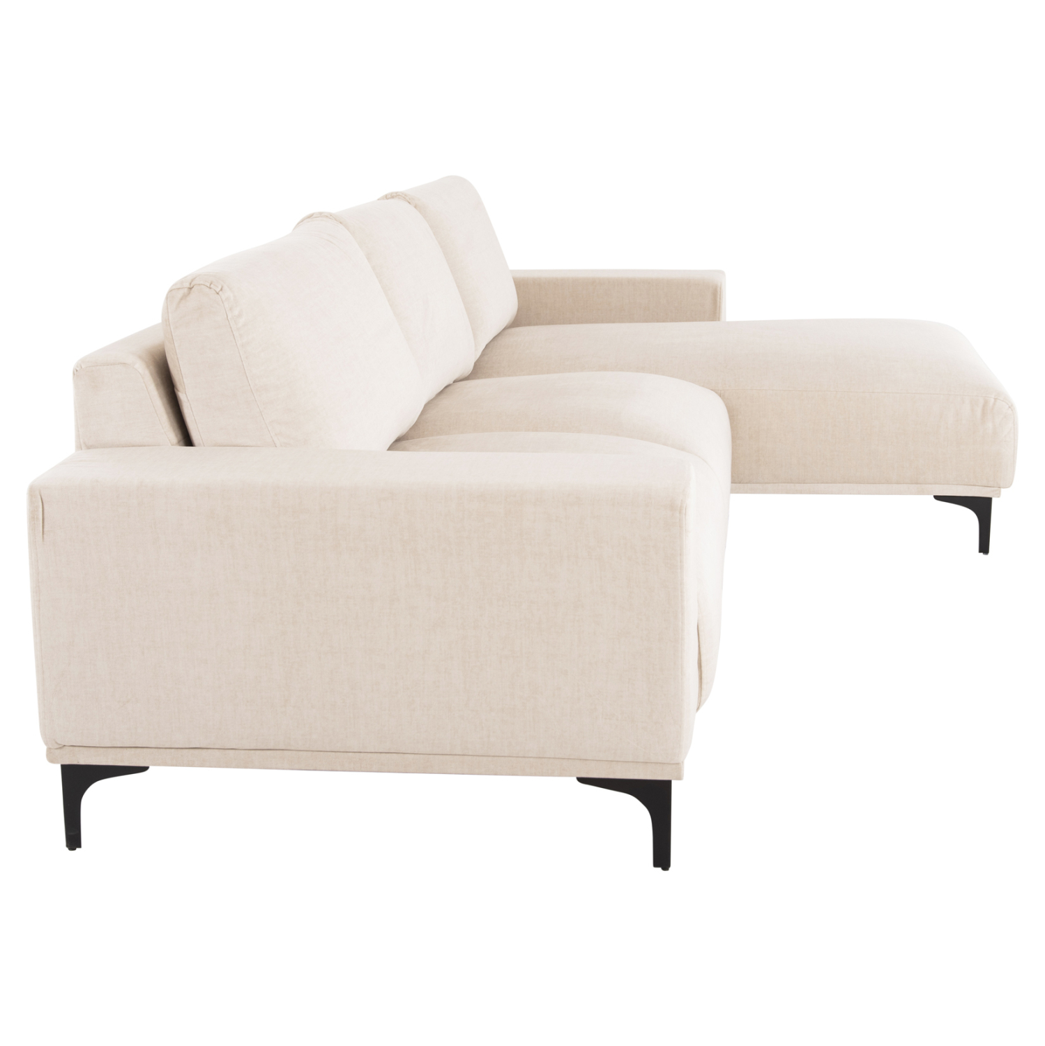 ΚΑΝΑΠΕΣ ΓΩΝΙΑ (ΔΕΞΙΑ) NOA HM3278.01R ΕΚΡΟΥ ΥΦΑΣΜΑ 288x90-157x67-80Υεκ. 4