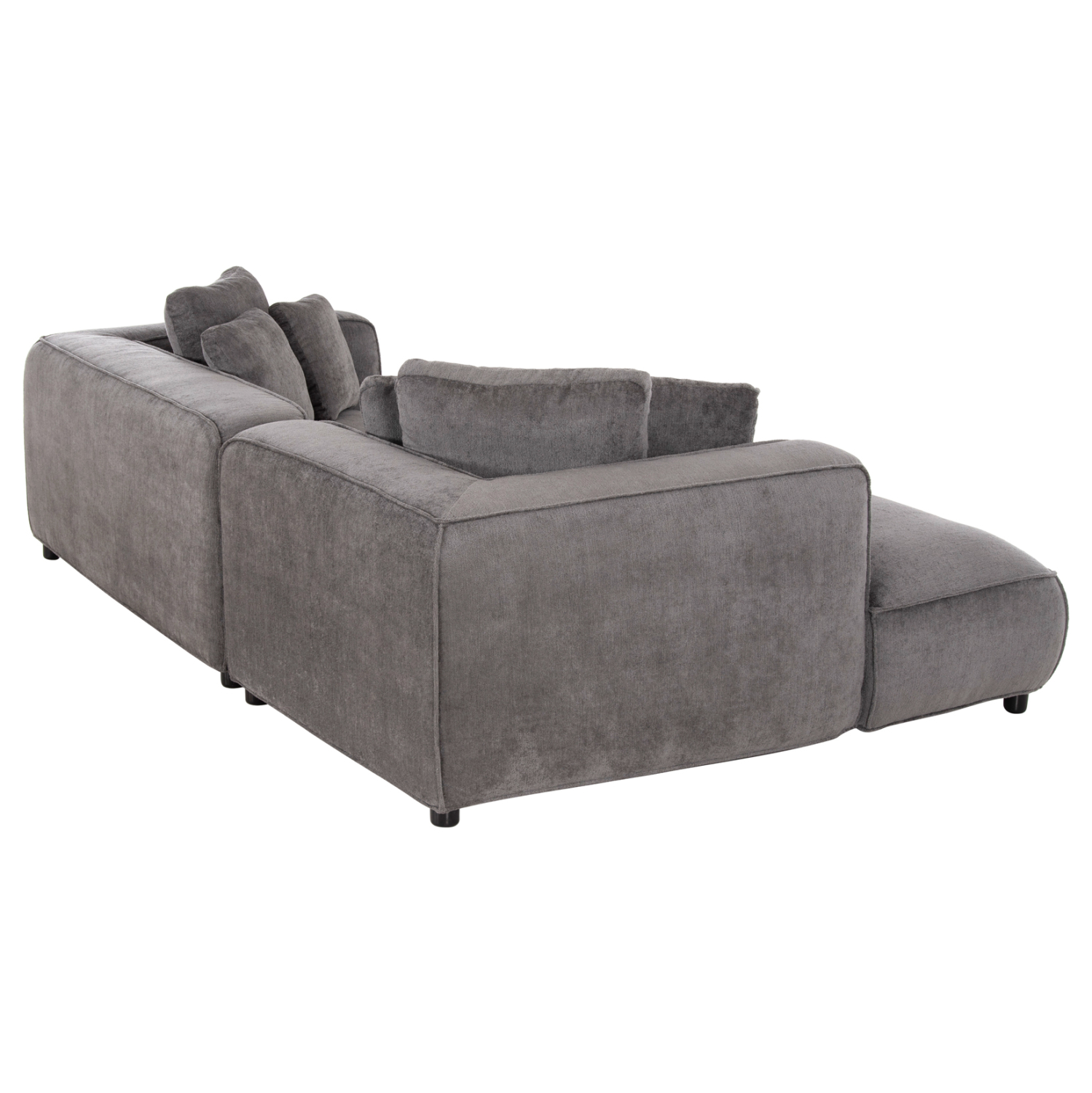 ΚΑΝΑΠΕΣ ΓΩΝΙΑ (ΑΡΙΣΤΕΡΗ) 3-ΘΕΣΙΟΣ GRACE HM3280.03L ΓΚΡΙ ΥΦΑΣΜΑ 252x160x70-90Υεκ 6