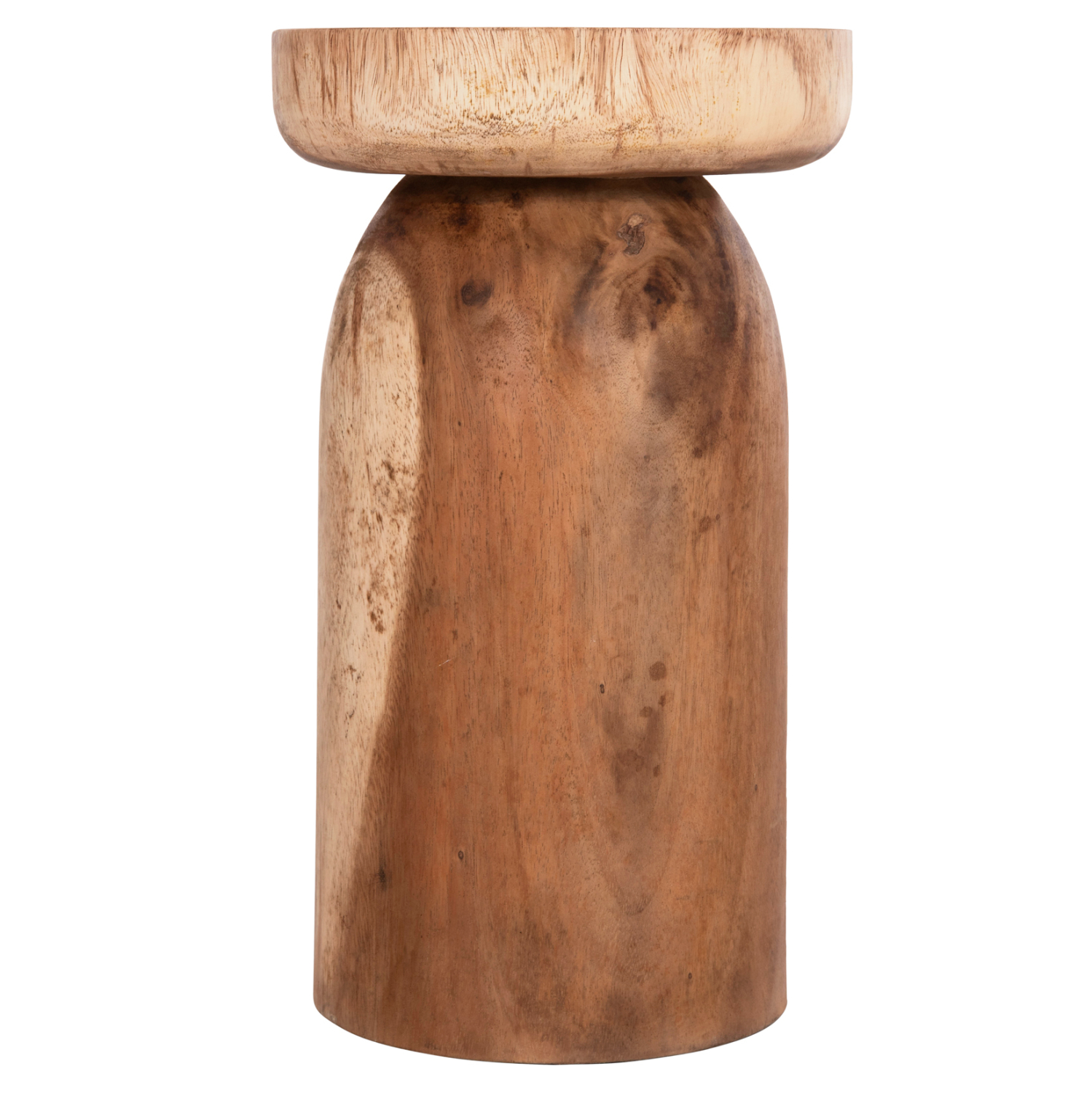 ΤΡΑΠΕΖΙ ΒΟΗΘΗΤΙΚΟ LOKI HM9899.11 ΜΑΣΙΦ ΞΥΛΟ SUAR ΣΕ ΦΥΣΙΚΟ Φ30x50Υεκ. 3