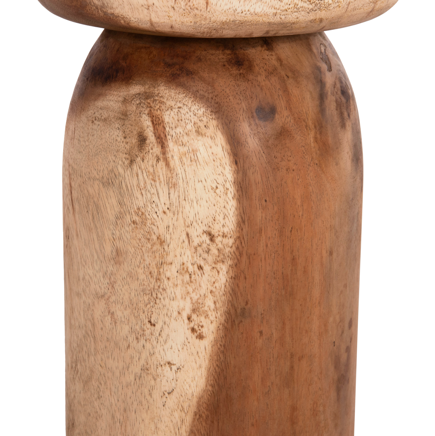 ΤΡΑΠΕΖΙ ΒΟΗΘΗΤΙΚΟ LOKI HM9899.11 ΜΑΣΙΦ ΞΥΛΟ SUAR ΣΕ ΦΥΣΙΚΟ Φ30x50Υεκ. 7