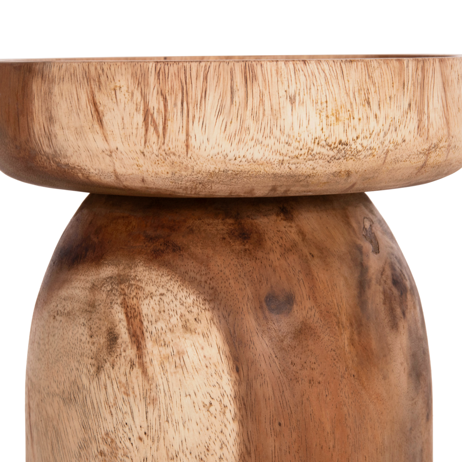 ΤΡΑΠΕΖΙ ΒΟΗΘΗΤΙΚΟ LOKI HM9899.11 ΜΑΣΙΦ ΞΥΛΟ SUAR ΣΕ ΦΥΣΙΚΟ Φ30x50Υεκ. 8