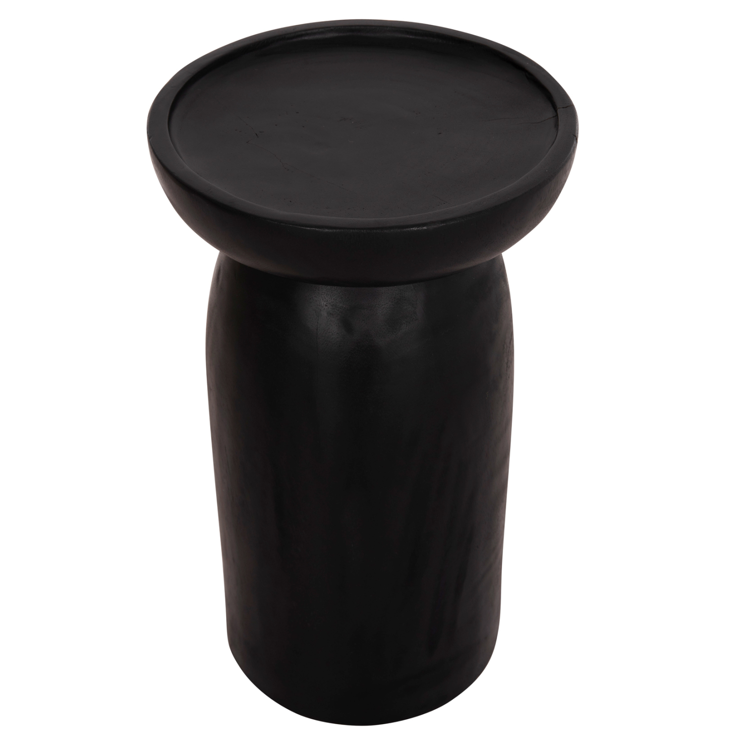 ΤΡΑΠΕΖΙ ΒΟΗΘΗΤΙΚΟ LOKI HM9899.12 ΜΑΣΙΦ ΞΥΛΟ SUAR ΣΕ ΜΑΥΡΟ Φ30x50Υεκ. 7