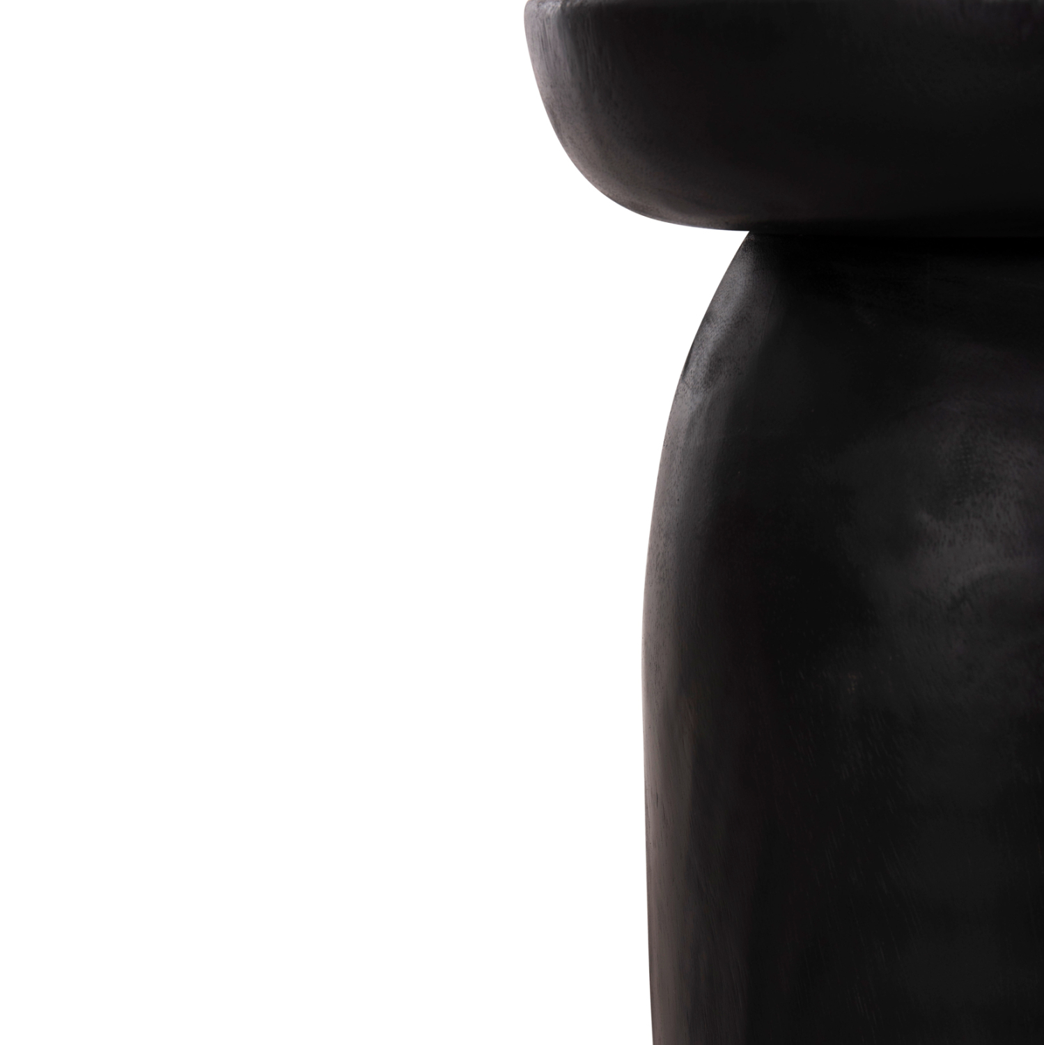 ΤΡΑΠΕΖΙ ΒΟΗΘΗΤΙΚΟ LOKI HM9899.12 ΜΑΣΙΦ ΞΥΛΟ SUAR ΣΕ ΜΑΥΡΟ Φ30x50Υεκ. 8