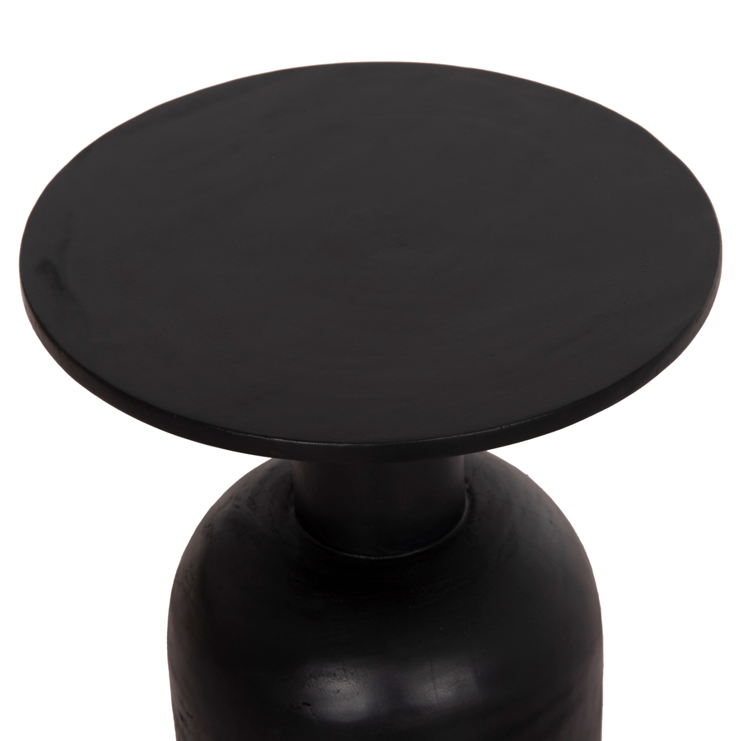 ΒΟΗΘΗΤΙΚΟ ΤΡΑΠΕΖΑΚΙ PUMBE HM9891.12 ΞΥΛΟ SUAR ΣΕ ΜΑΥΡΟ ΧΡΩΜΑ Φ40x50Υεκ 5