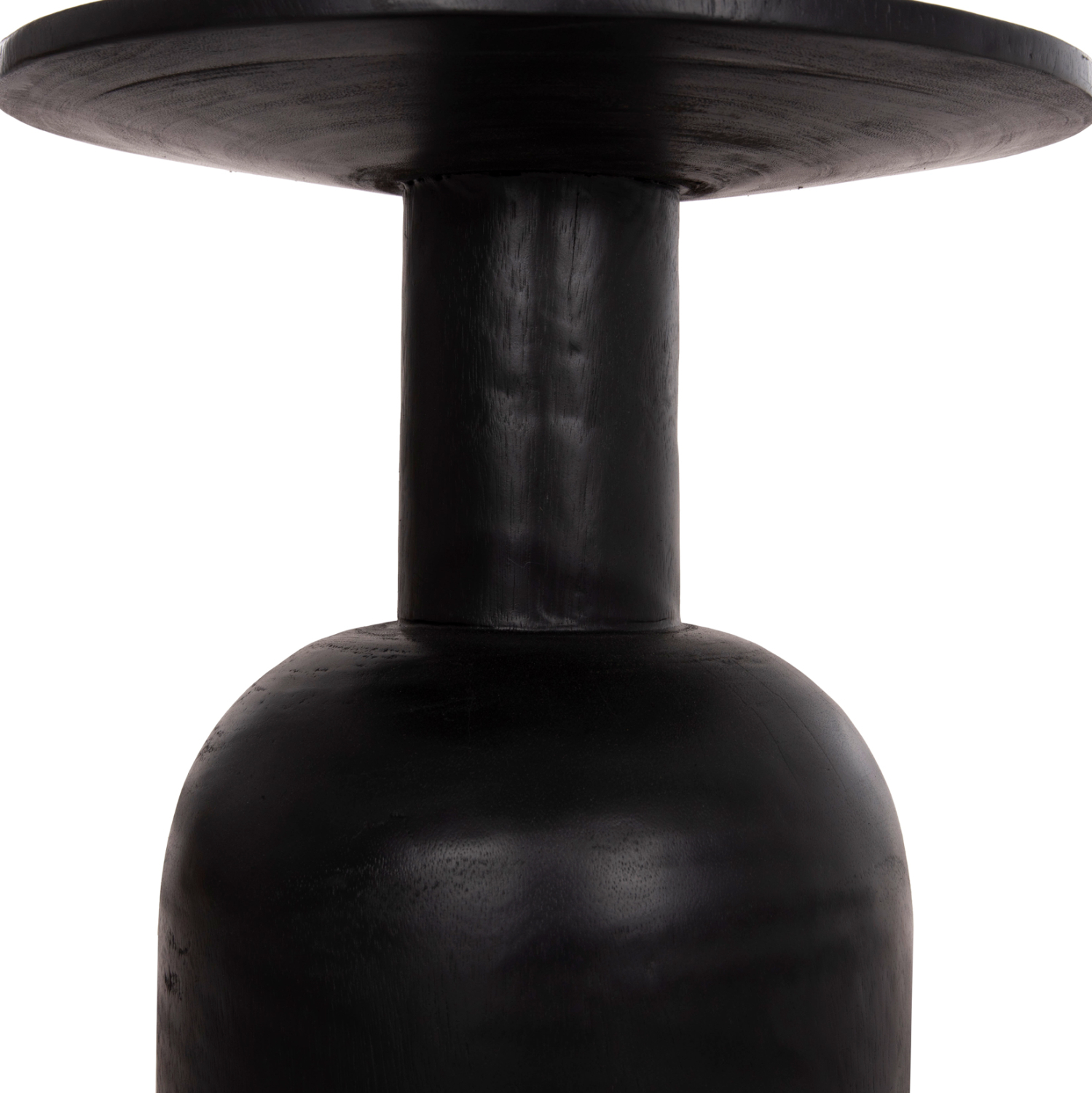 ΒΟΗΘΗΤΙΚΟ ΤΡΑΠΕΖΑΚΙ PUMBE HM9891.12 ΞΥΛΟ SUAR ΣΕ ΜΑΥΡΟ ΧΡΩΜΑ Φ40x50Υεκ 7