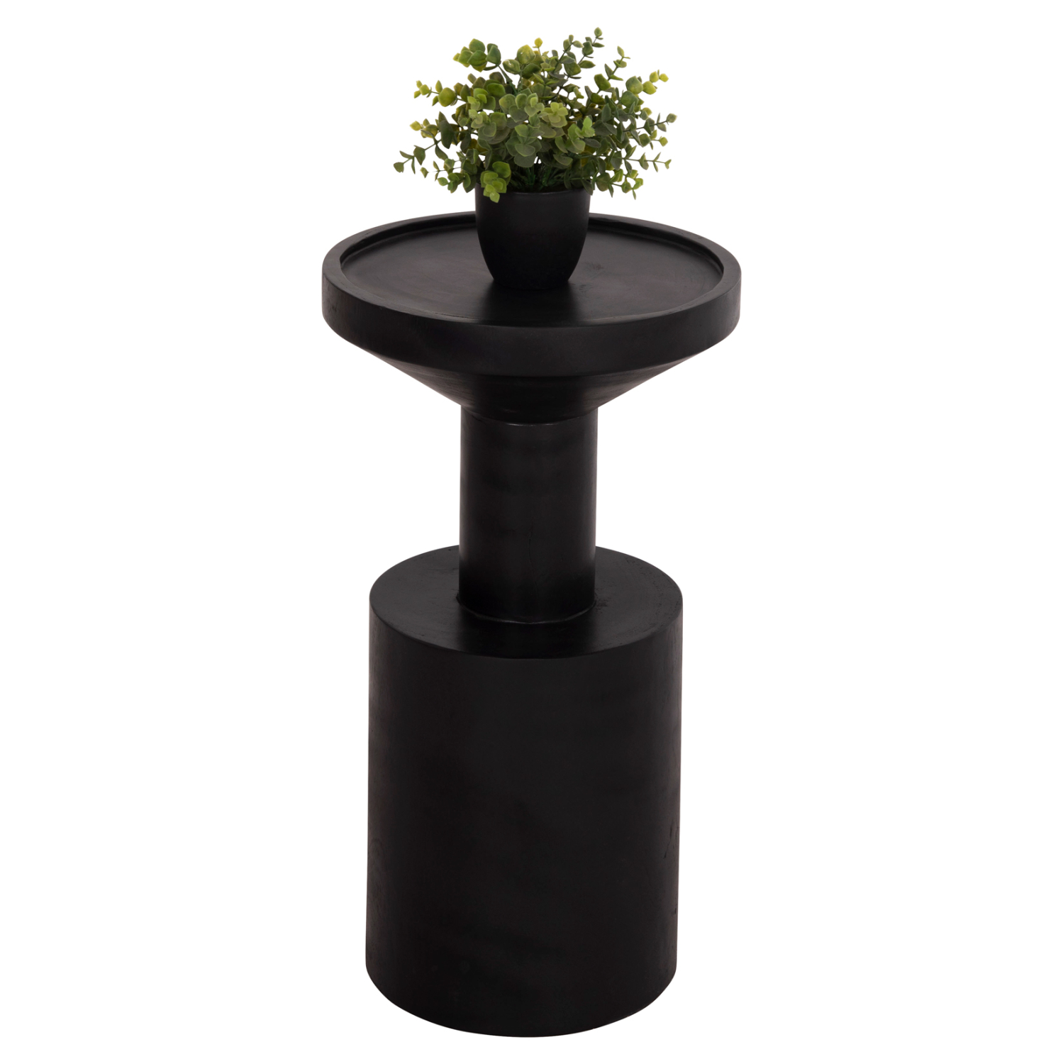 ΤΡΑΠΕΖΙ ΒΟΗΘΗΤΙΚΟ BERMAL HM9889.12 ΜΑΣΙΦ ΞΥΛΟ SUAR ΣΕ ΜΑΥΡΟ Φ35x65Υεκ. 1