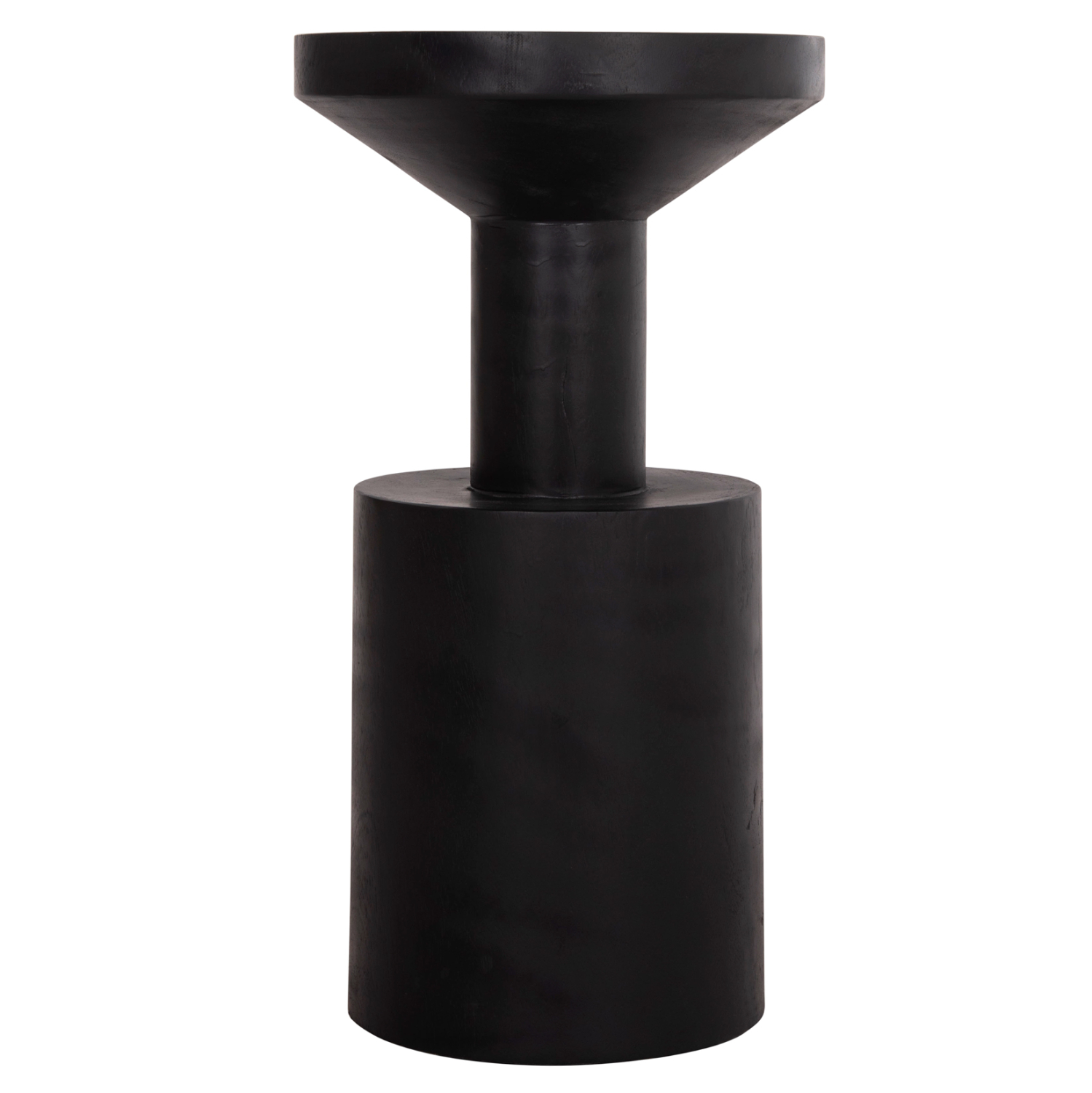 ΤΡΑΠΕΖΙ ΒΟΗΘΗΤΙΚΟ BERMAL HM9889.12 ΜΑΣΙΦ ΞΥΛΟ SUAR ΣΕ ΜΑΥΡΟ Φ35x65Υεκ. 3